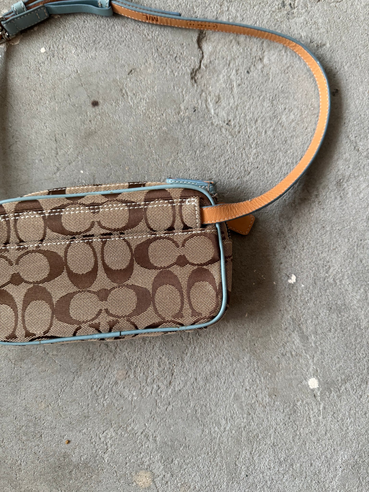 Coach Signature Waist Bag Blue