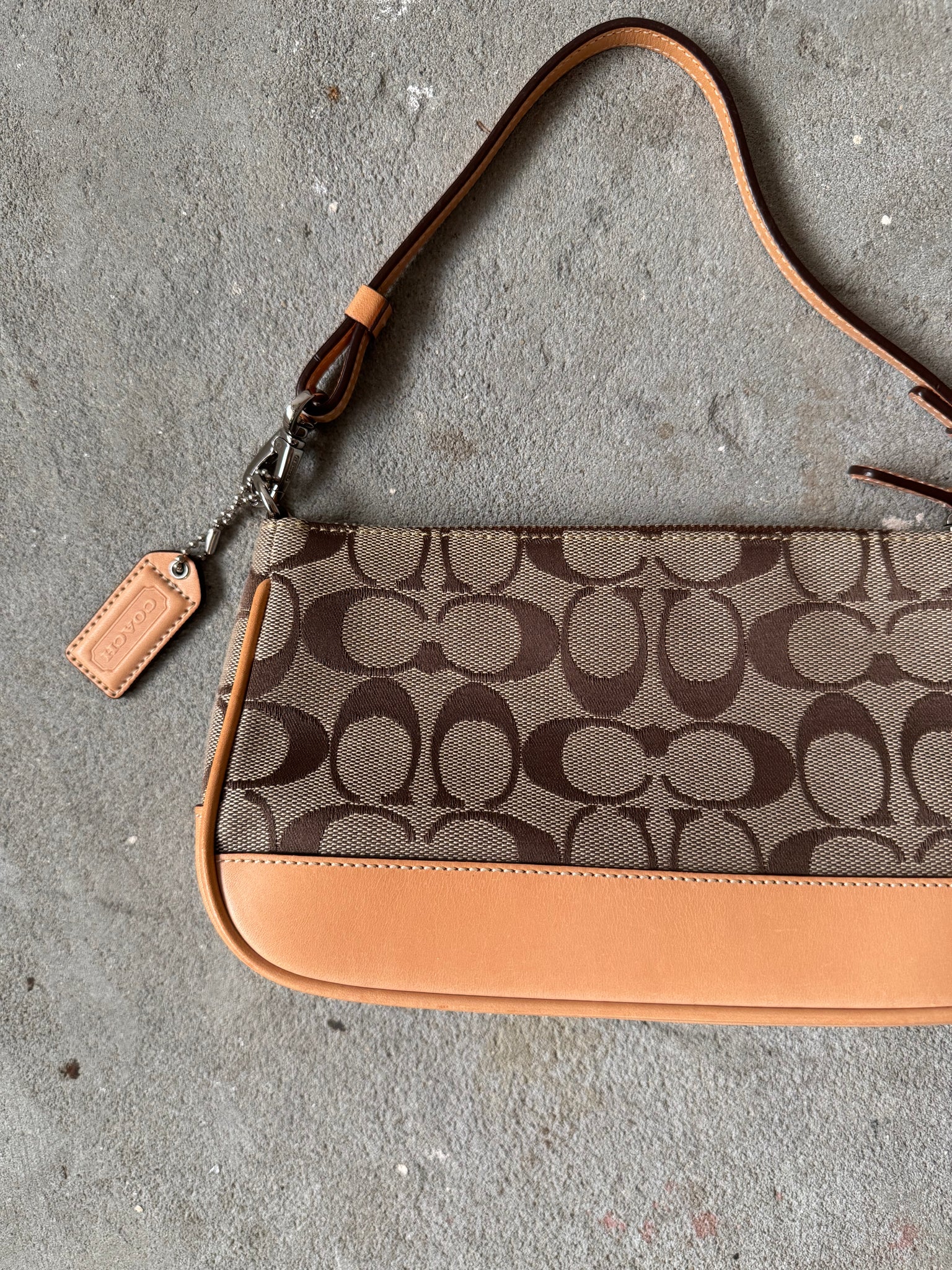 Coach Y2K Demi Shoulder Bag Tan
