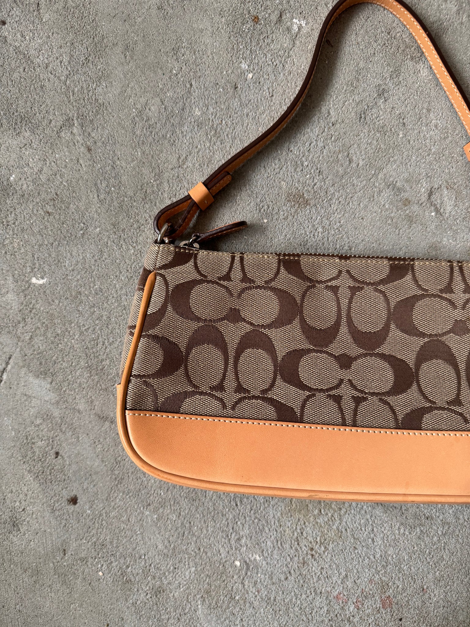 Coach Y2K Demi Shoulder Bag Tan