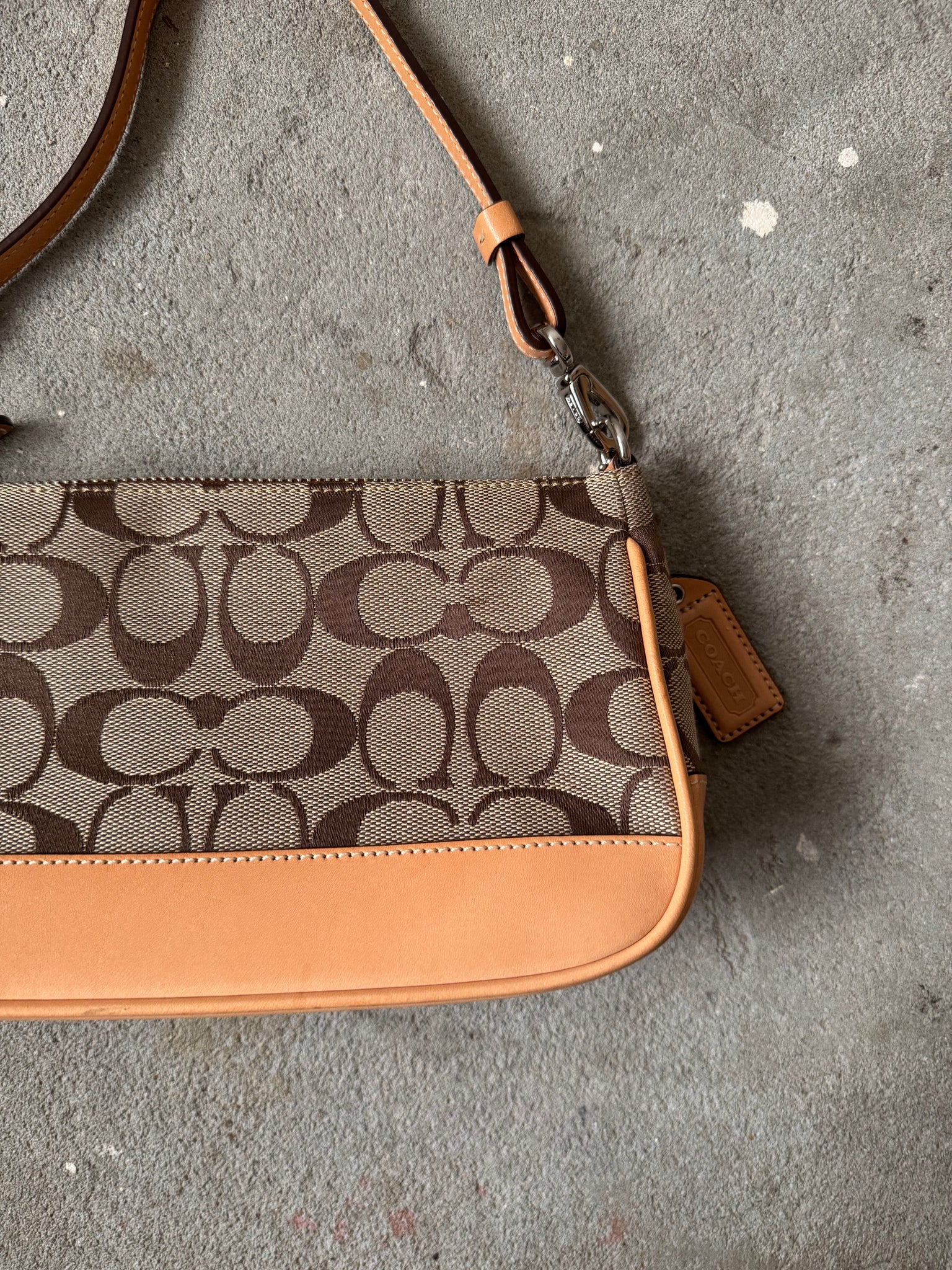 Coach Y2K Demi Shoulder Bag Tan