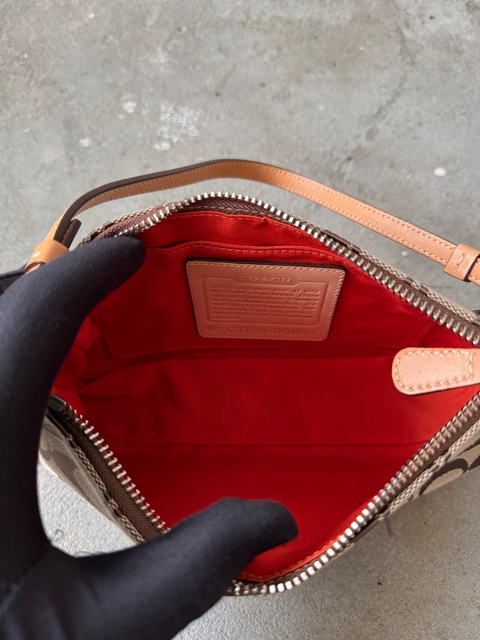 Coach Y2K Demi Shoulder Bag Tan