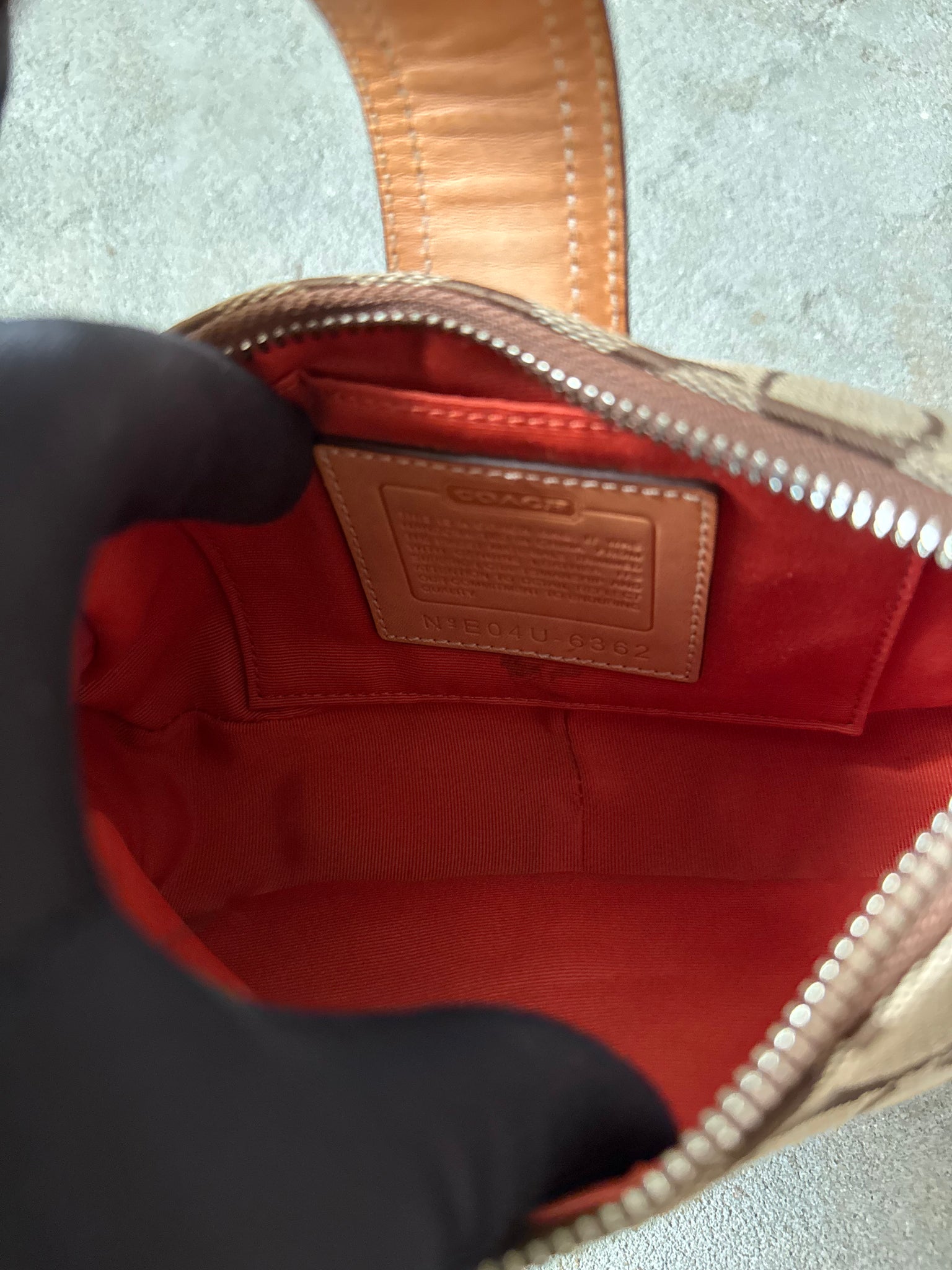 Coach Signature Tabby Shoulder Bag Beige