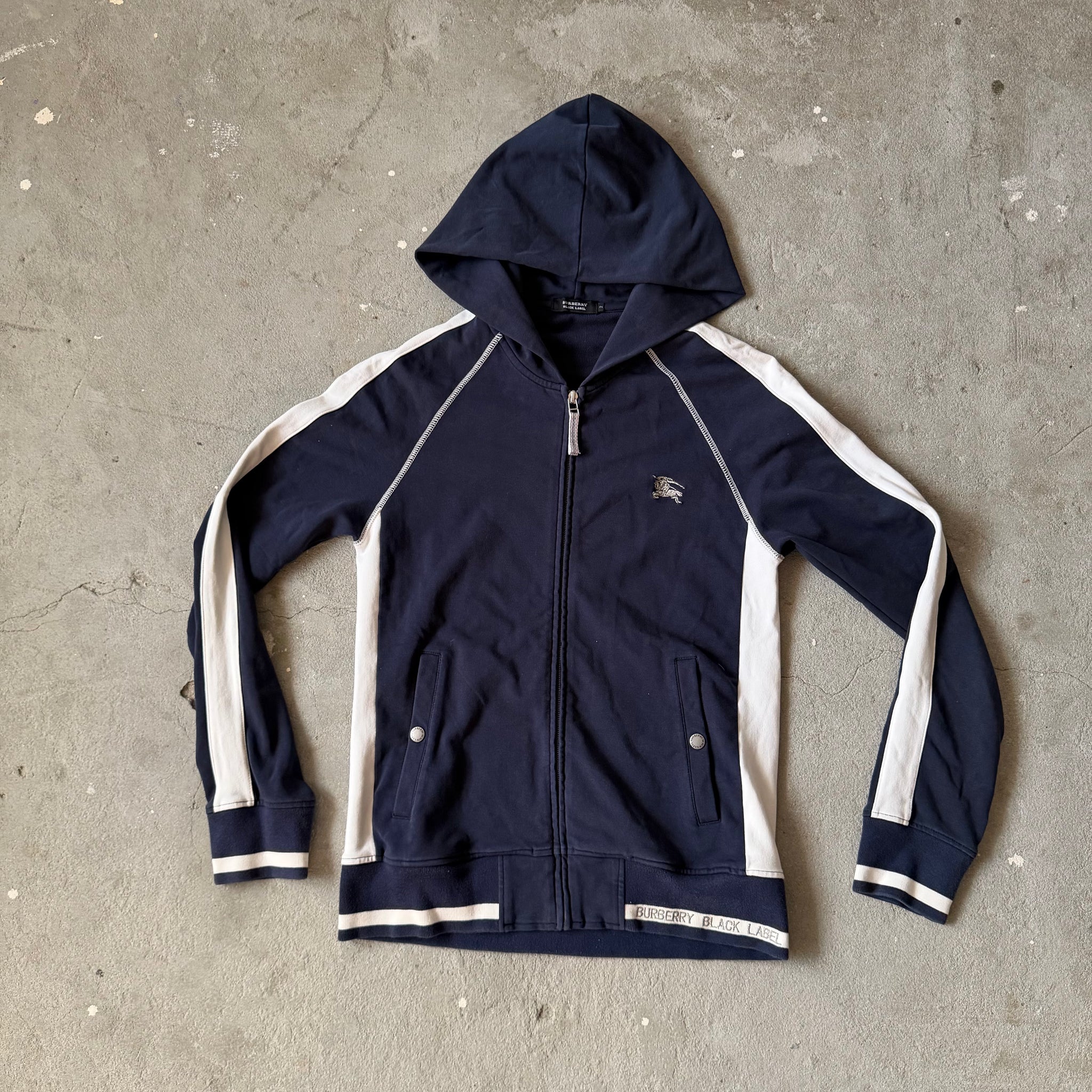 BURBERRY BLACK LABEL ジップアップ ジャケット ネイビー BURBERRY 