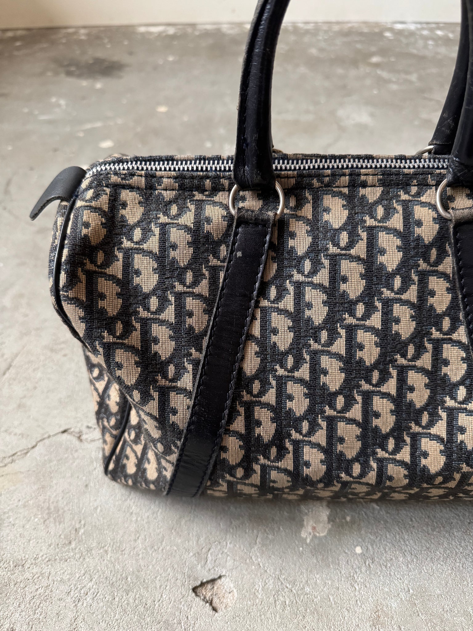 Dior Trotter Oblique Speedy Navy/Black