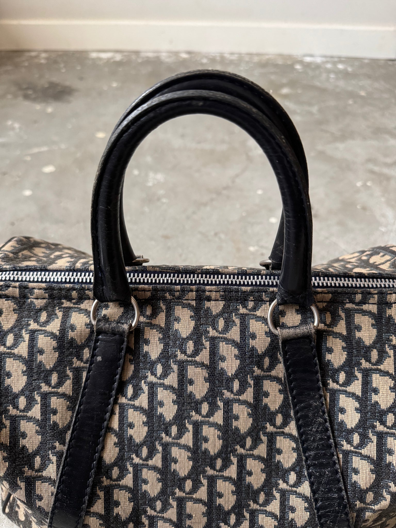 Dior Trotter Oblique Speedy Navy/Black