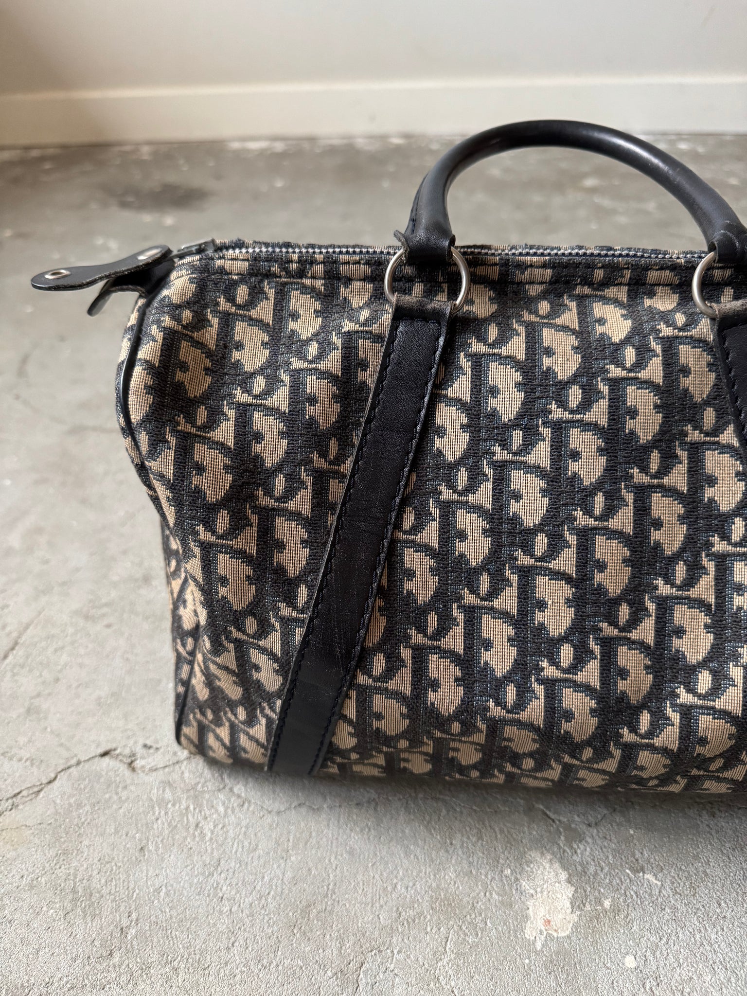 Dior Trotter Oblique Speedy Navy/Black
