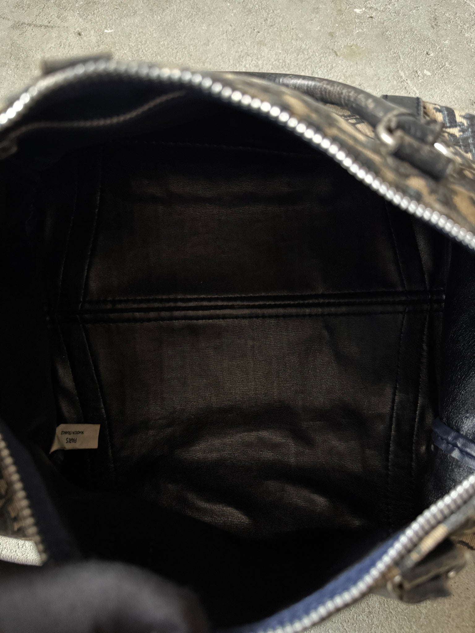 Dior Trotter Oblique Speedy Navy/Black