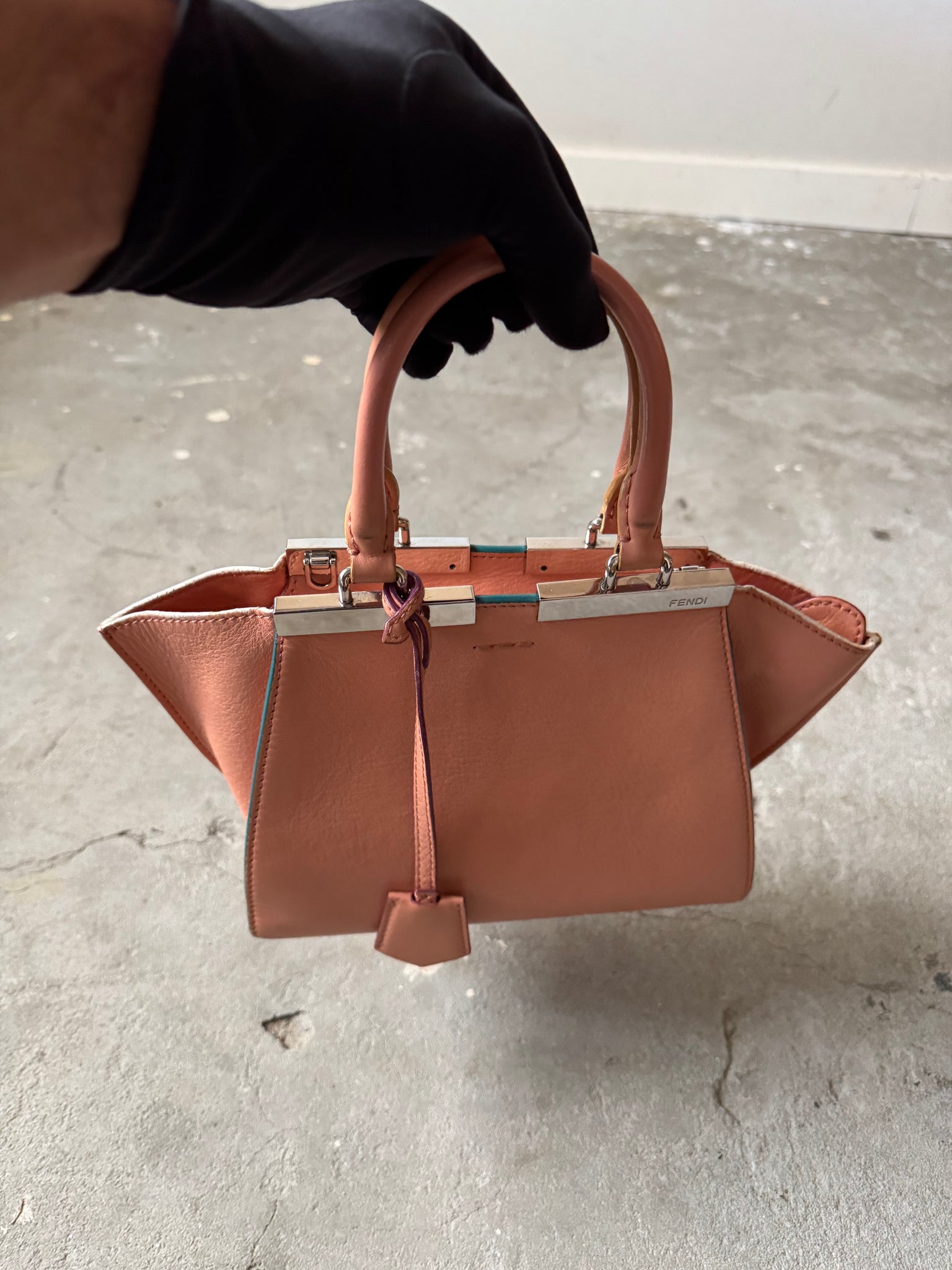 Fendi Vitello Dolce Mini 3Jours Shoulder Bag