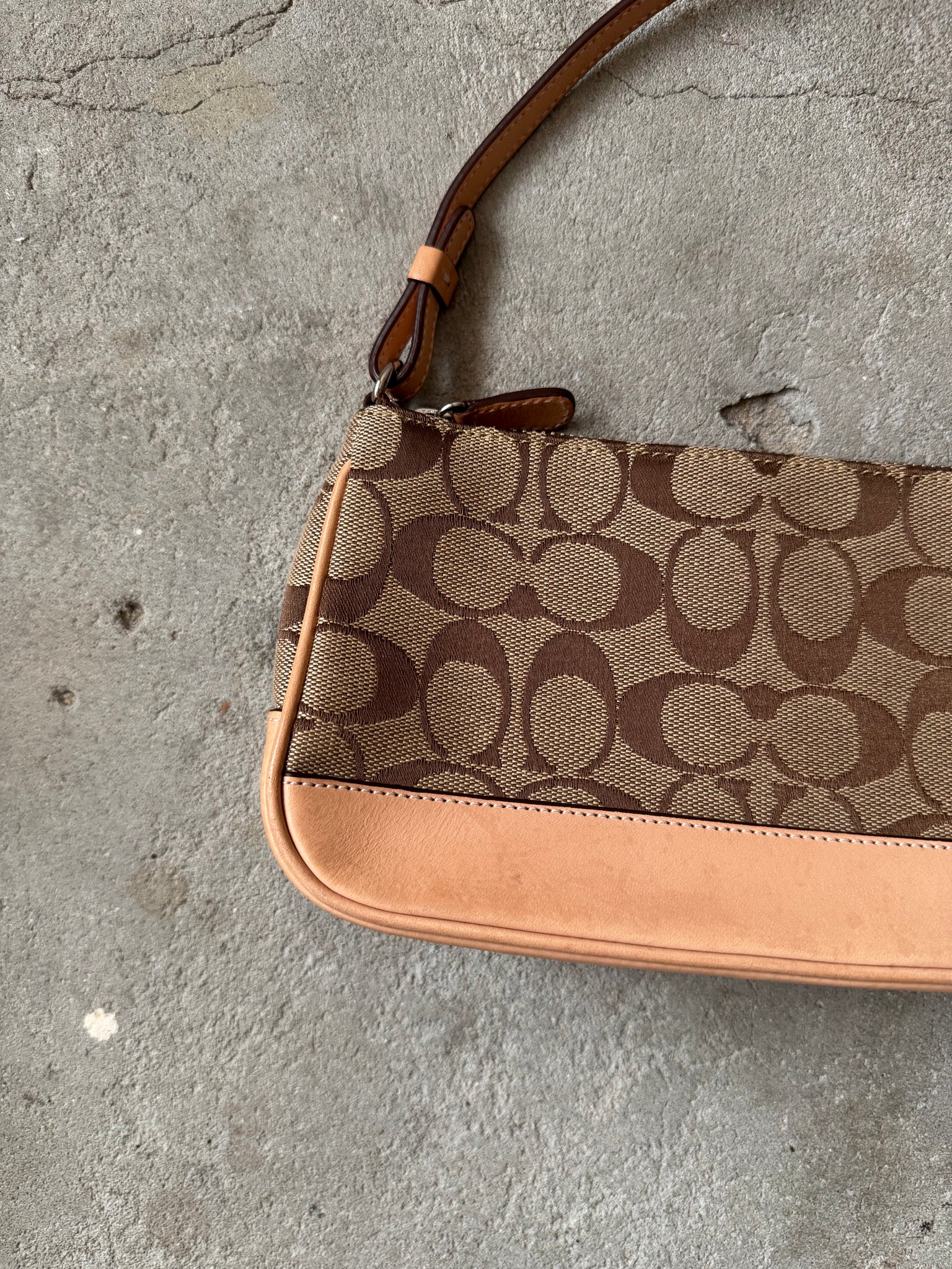 Coach Y2K Demi Shoulder Bag Tan
