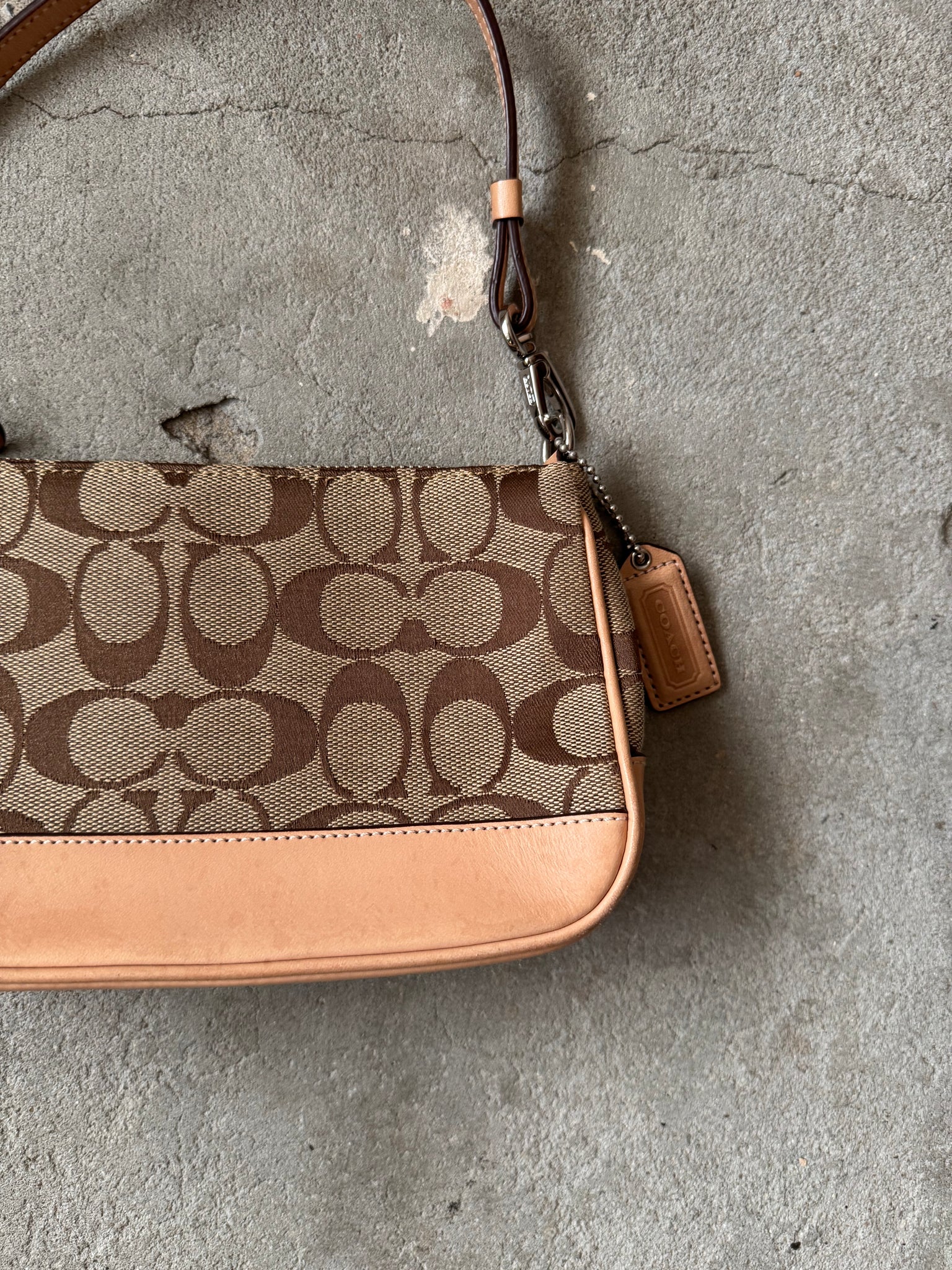 Coach Y2K Demi Shoulder Bag Tan