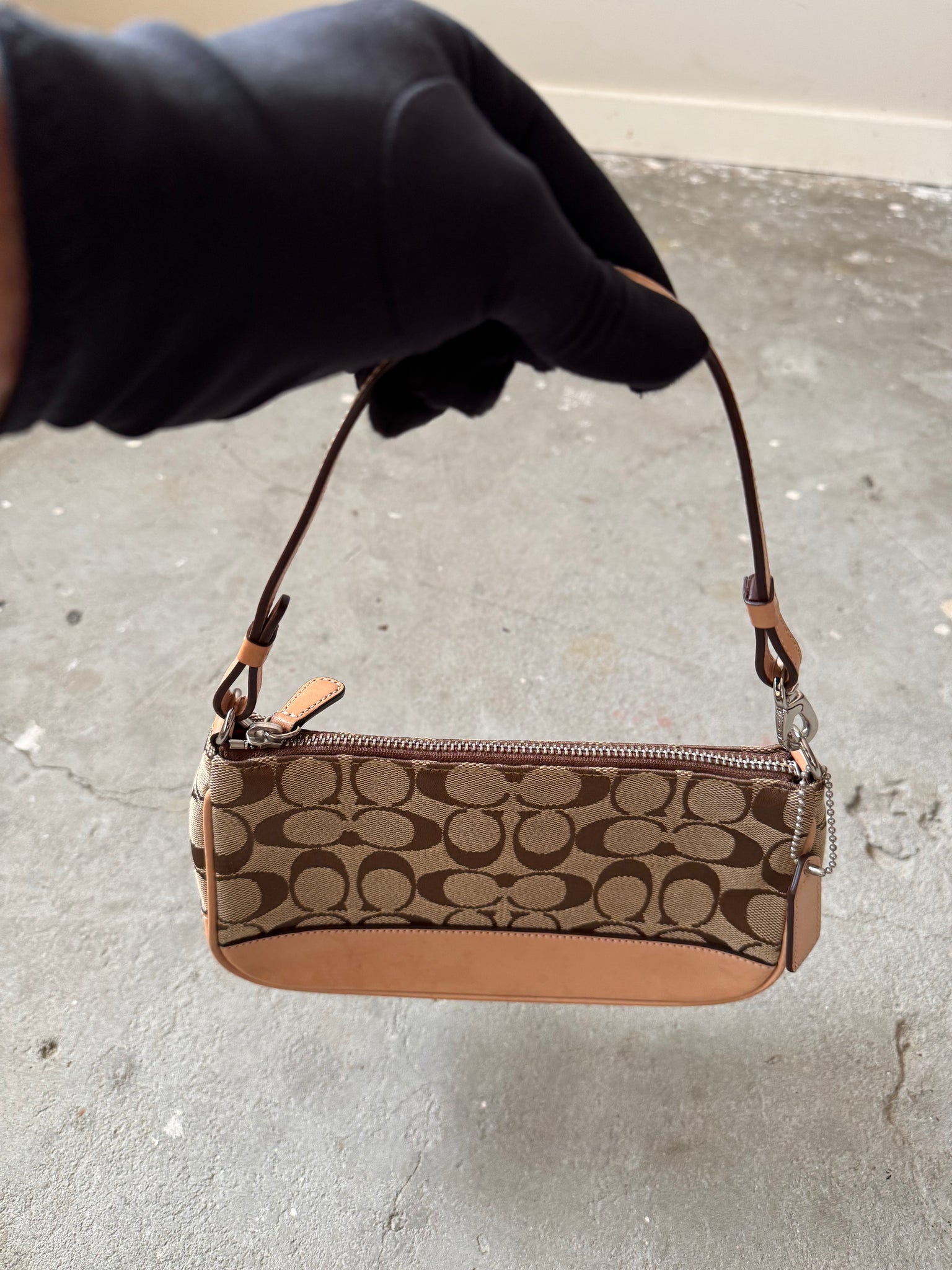 Coach Y2K Demi Shoulder Bag Tan