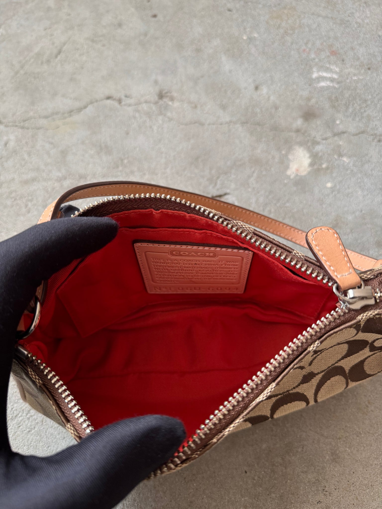Coach Y2K Demi Shoulder Bag Tan