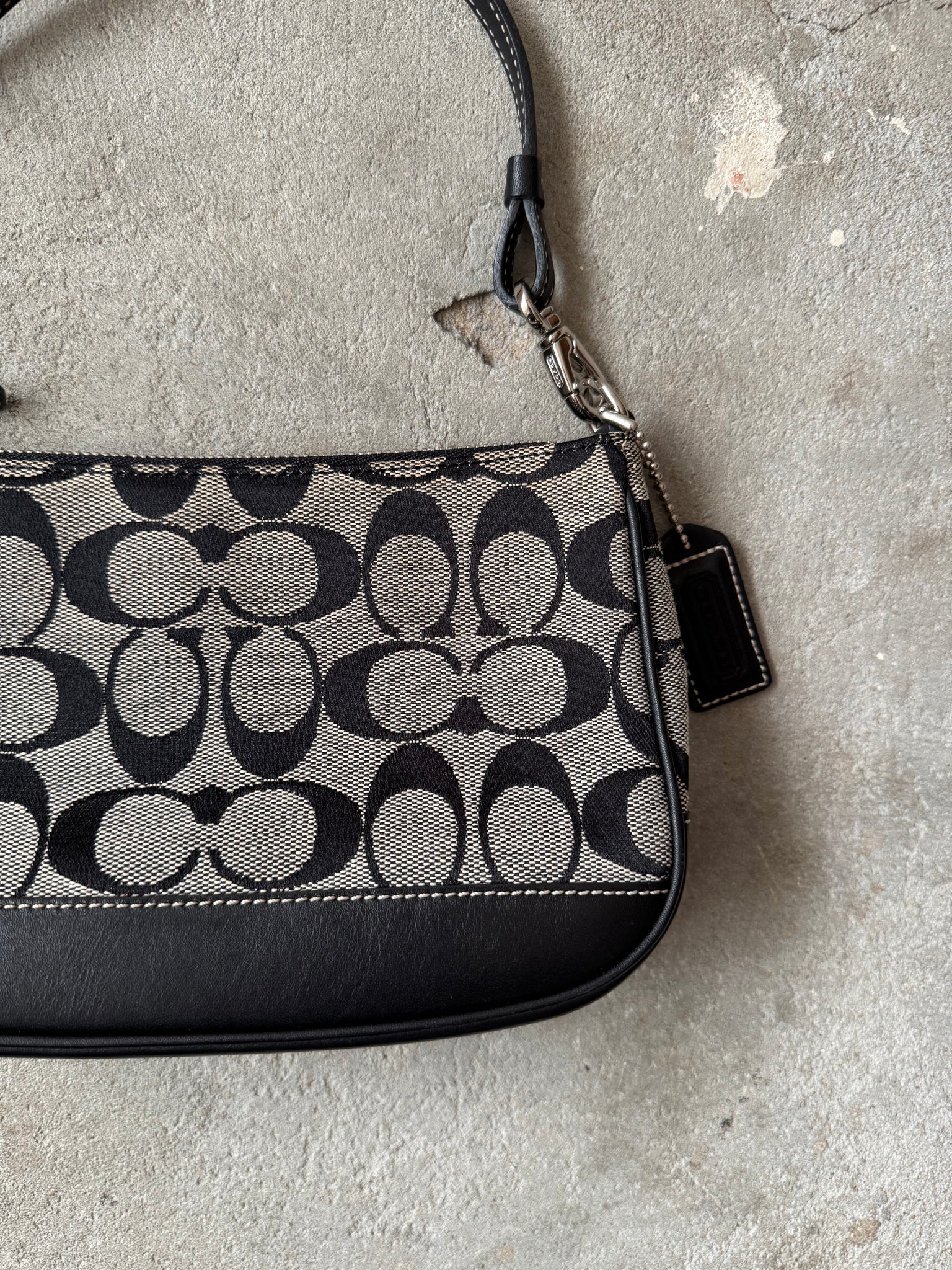 Coach Y2K Demi Shoulder Bag Grey/Black