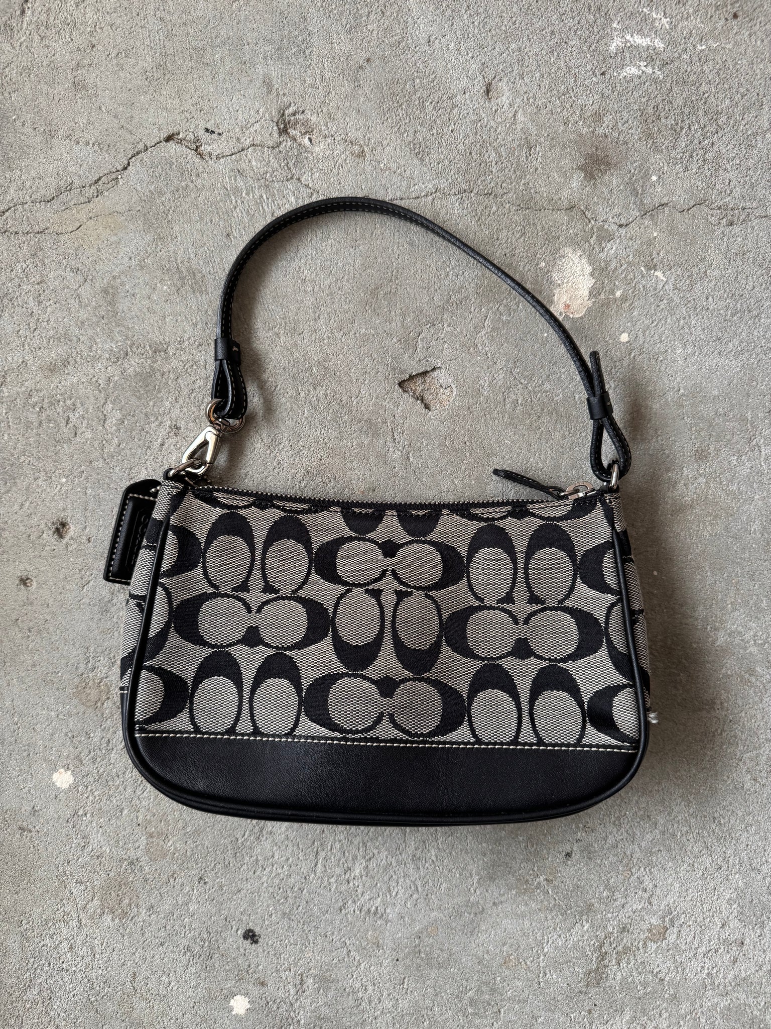 Coach Y2K Demi Shoulder Bag Grey/Black