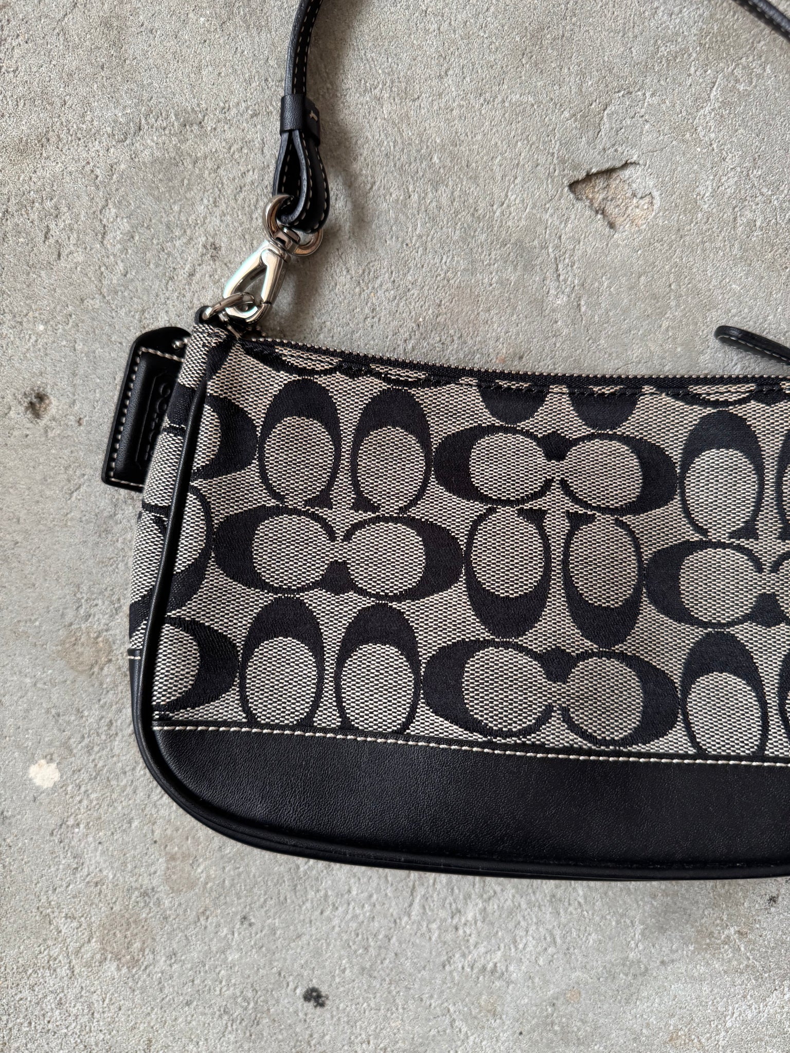Coach Y2K Demi Shoulder Bag Grey/Black