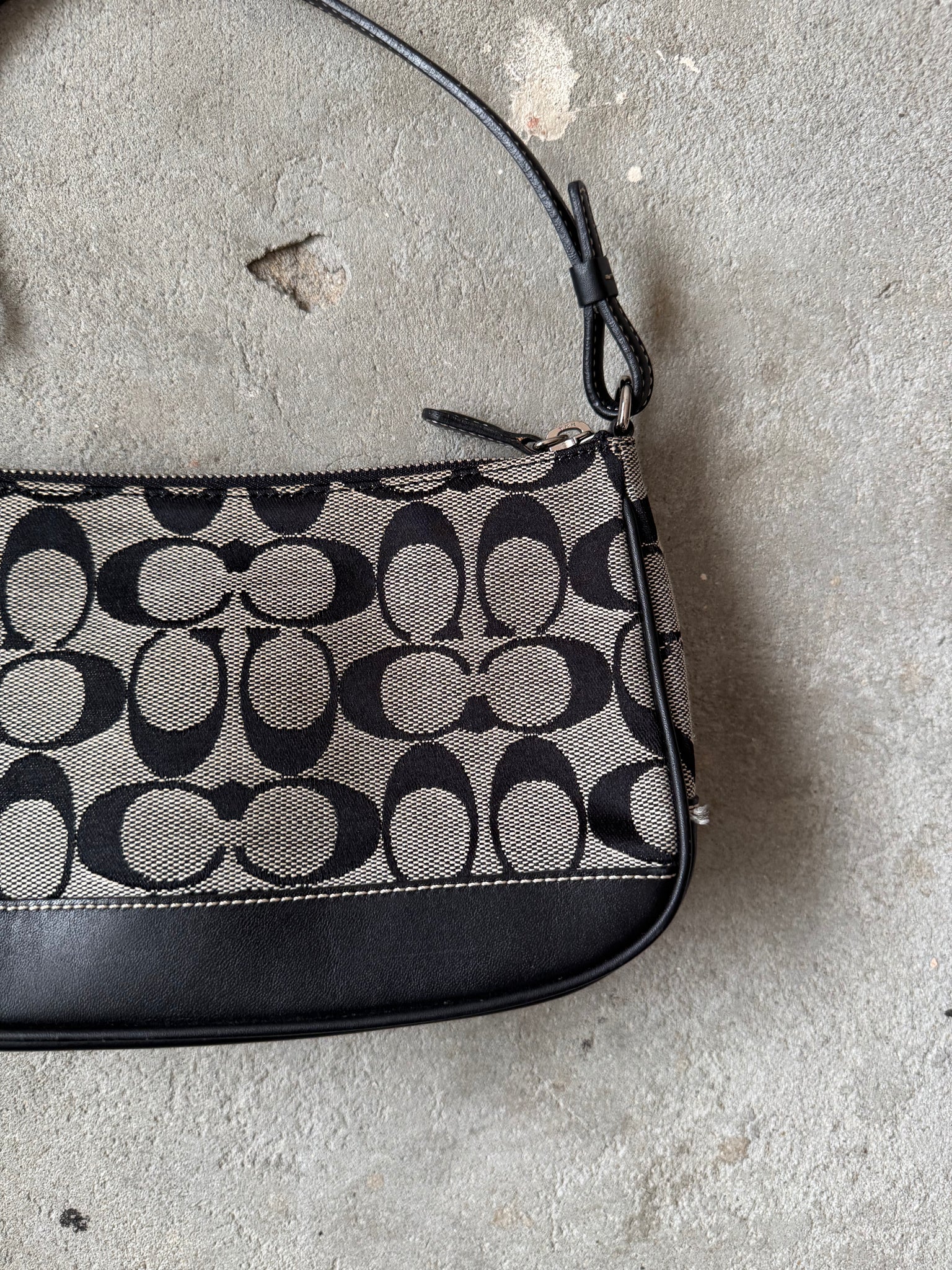 Coach Y2K Demi Shoulder Bag Grey/Black