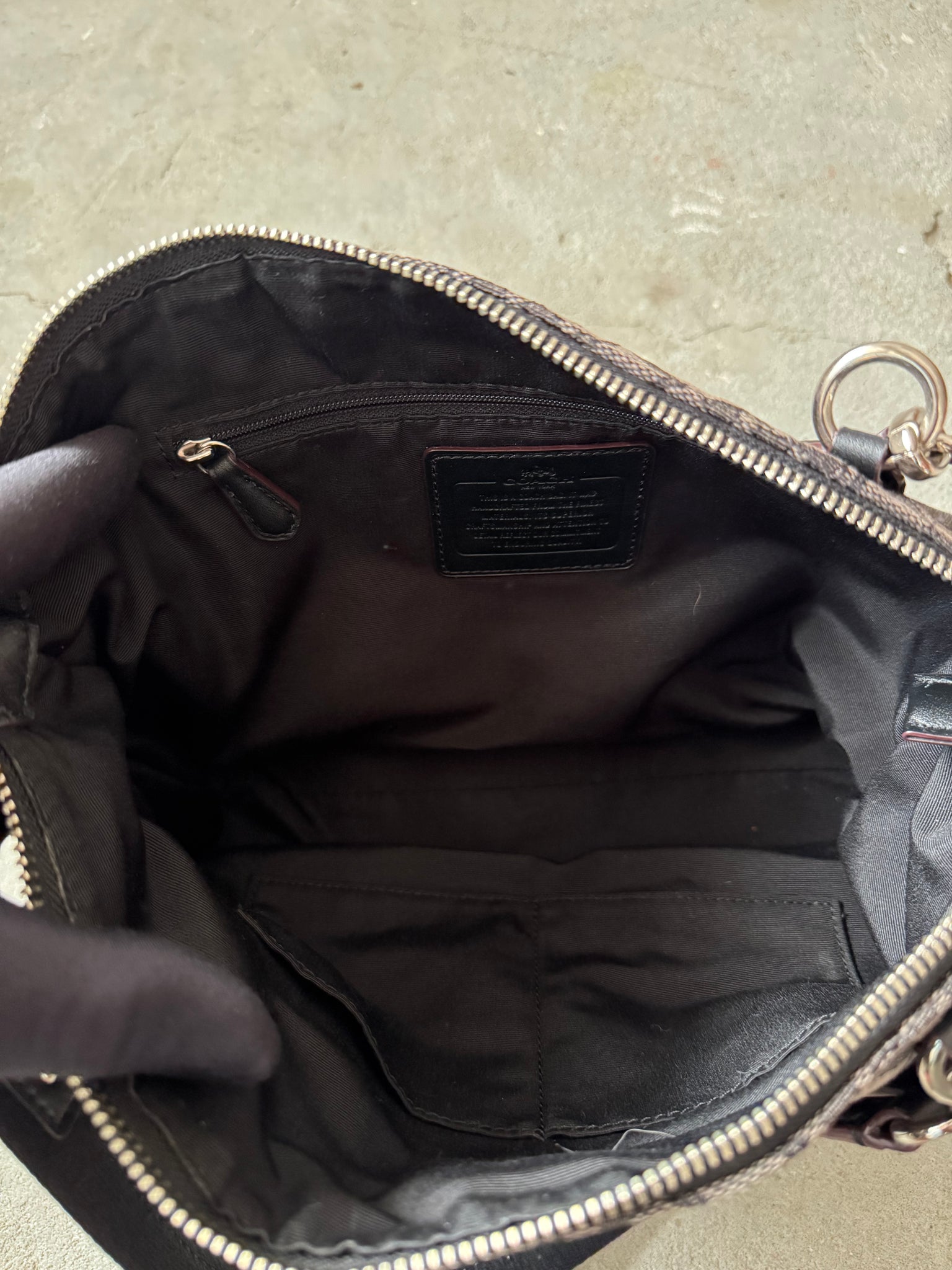 Coach 2Way Signature Kelsey Shoulder Bag Black