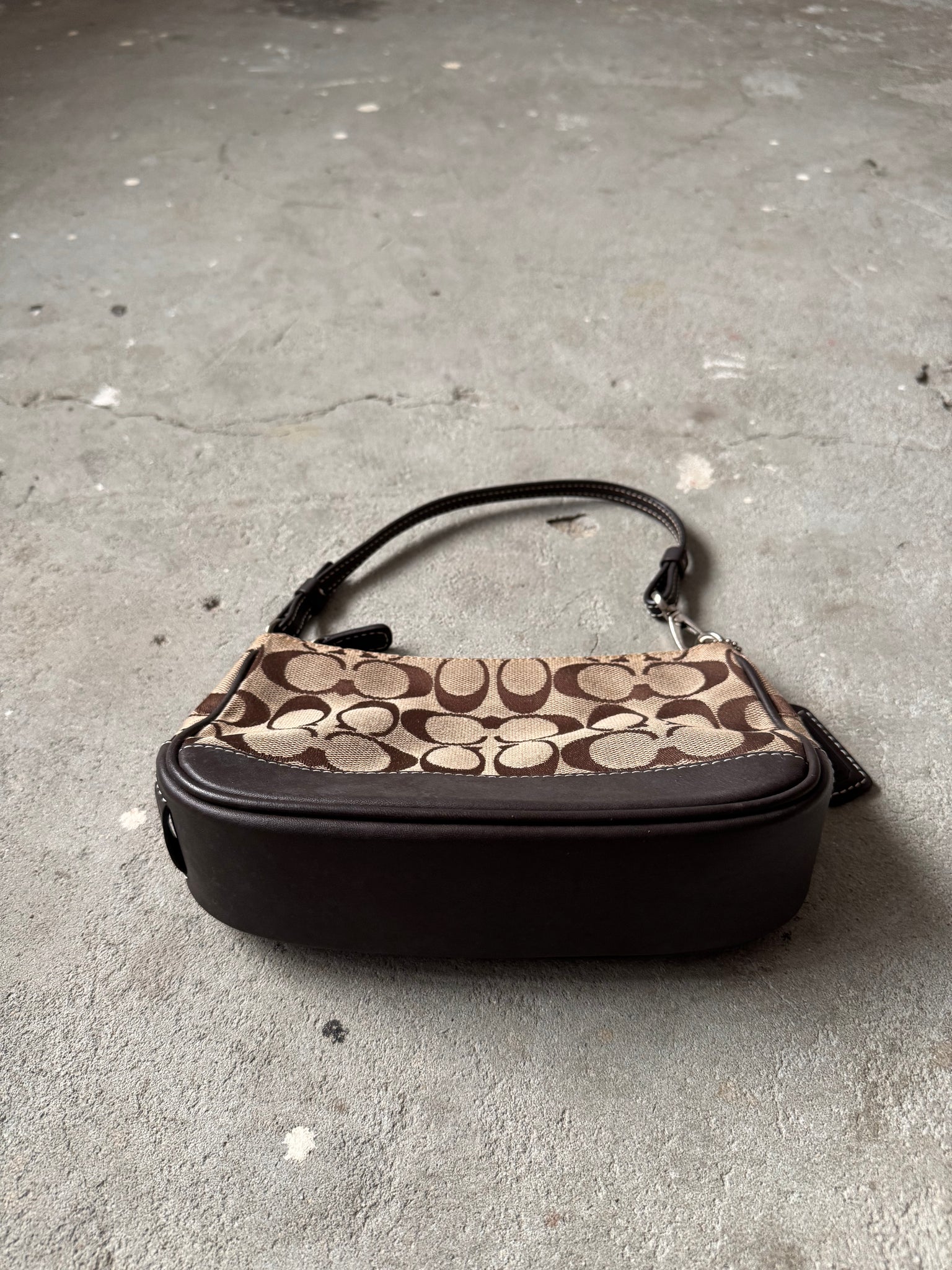 Coach Y2K Demi Shoulder Bag Beige/Brown