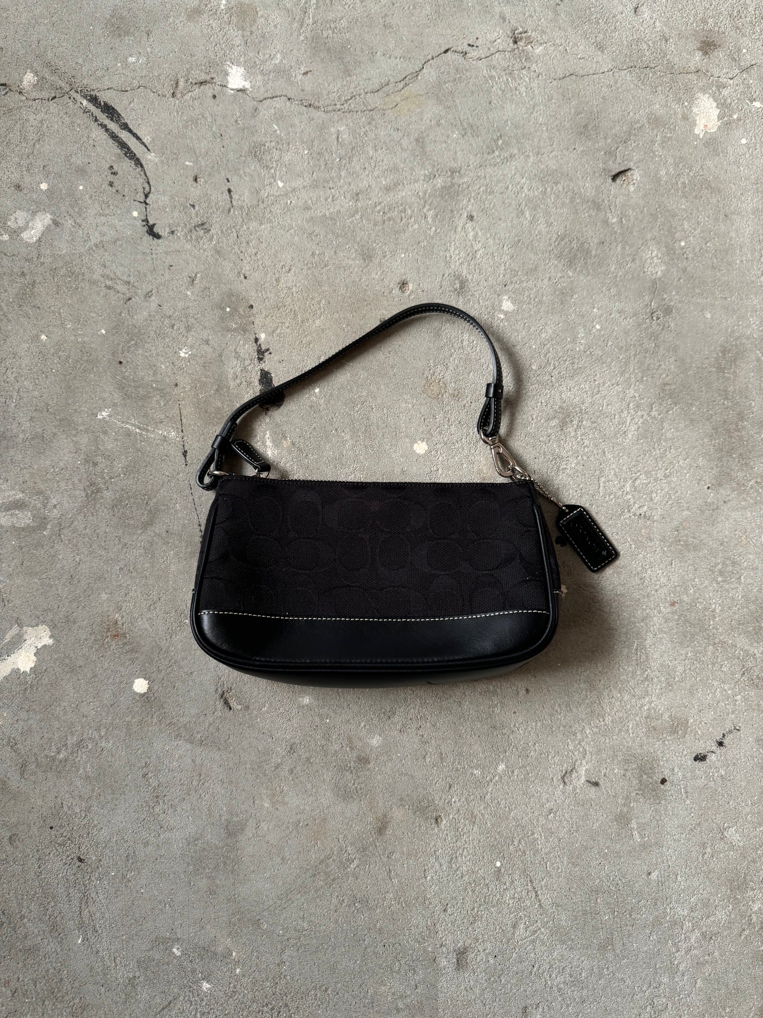 Coach Demi Pochette Shoulder Bag Black