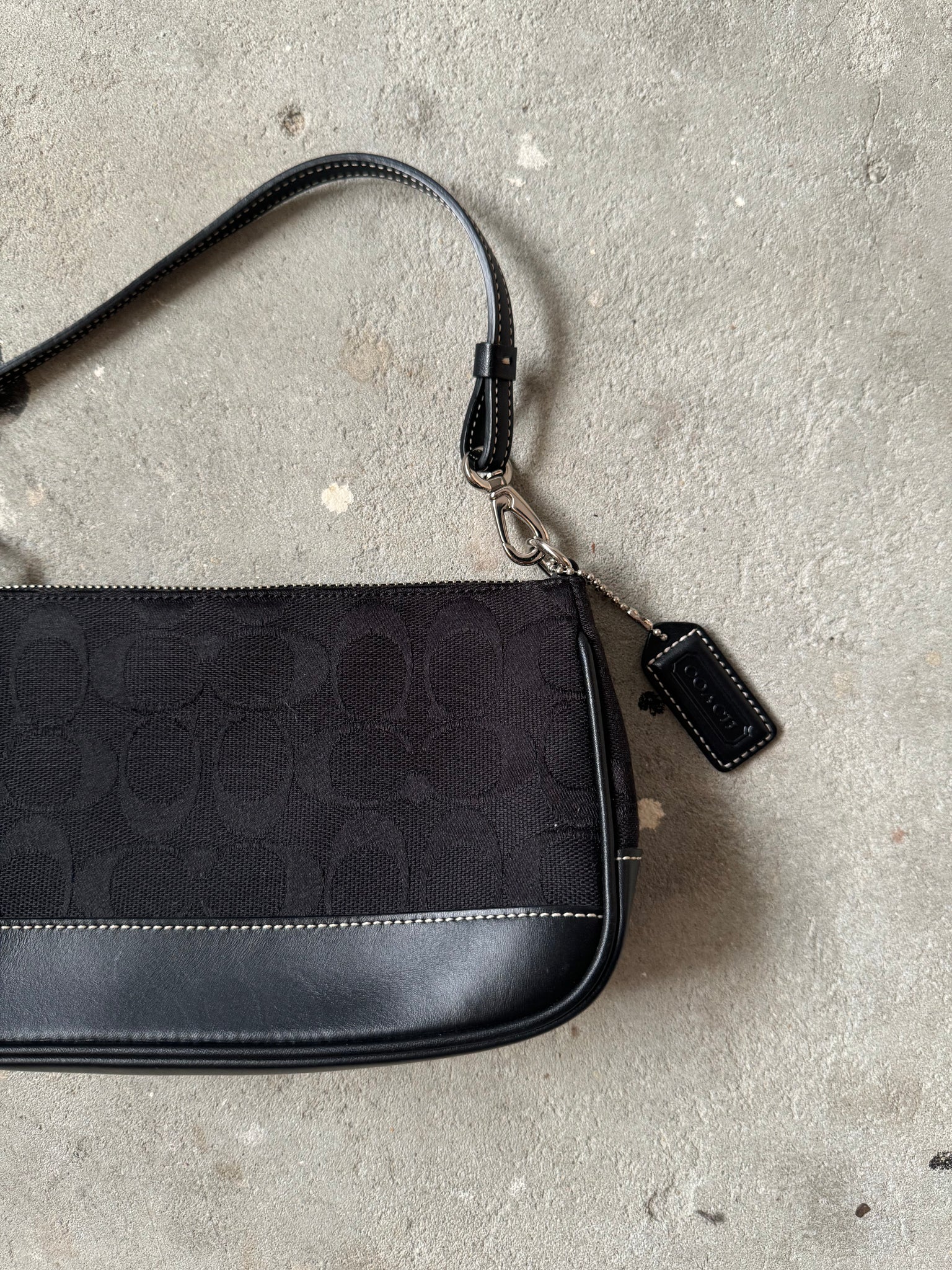 Coach Demi Pochette Shoulder Bag Black
