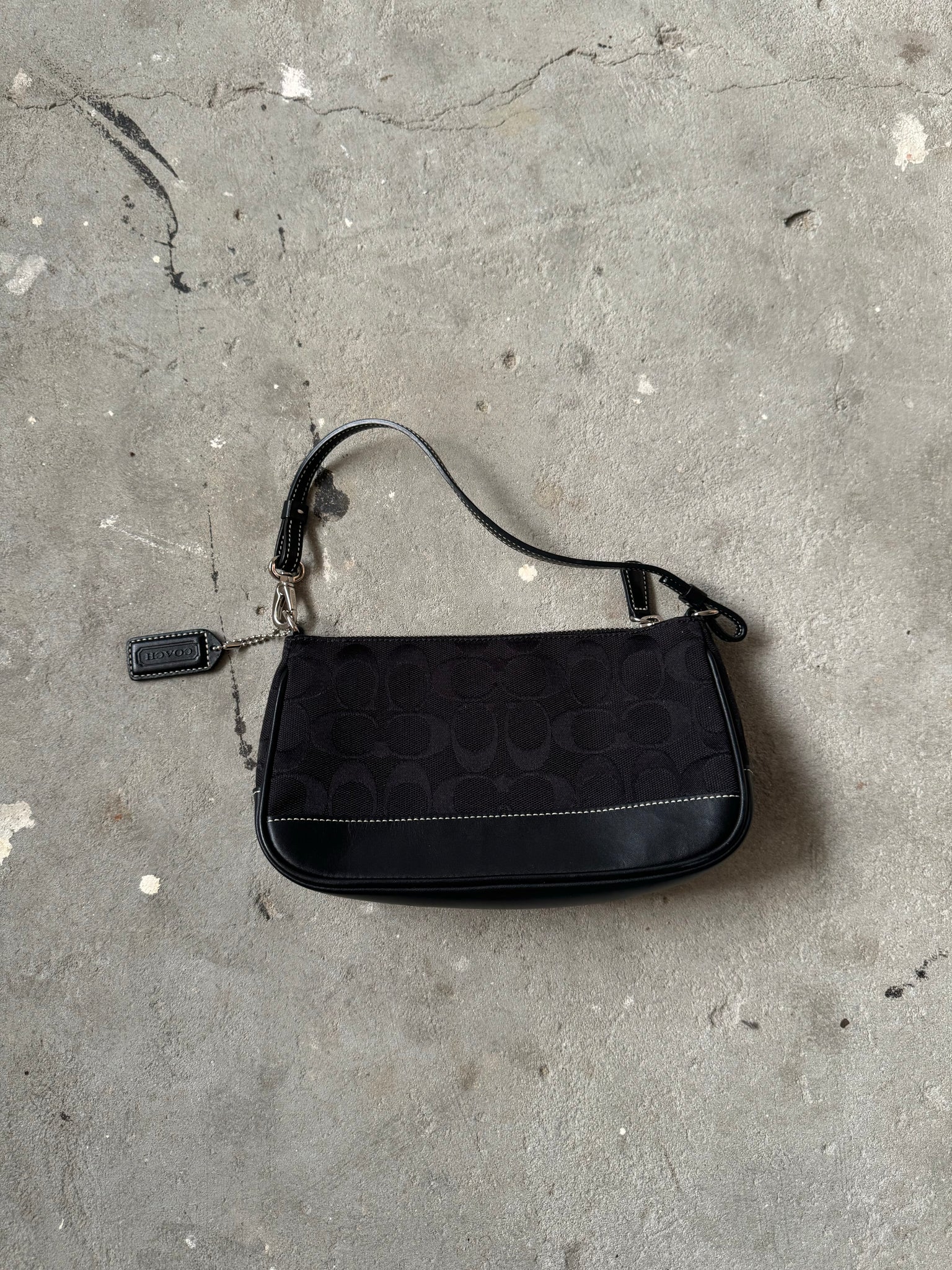 Coach Demi Pochette Shoulder Bag Black