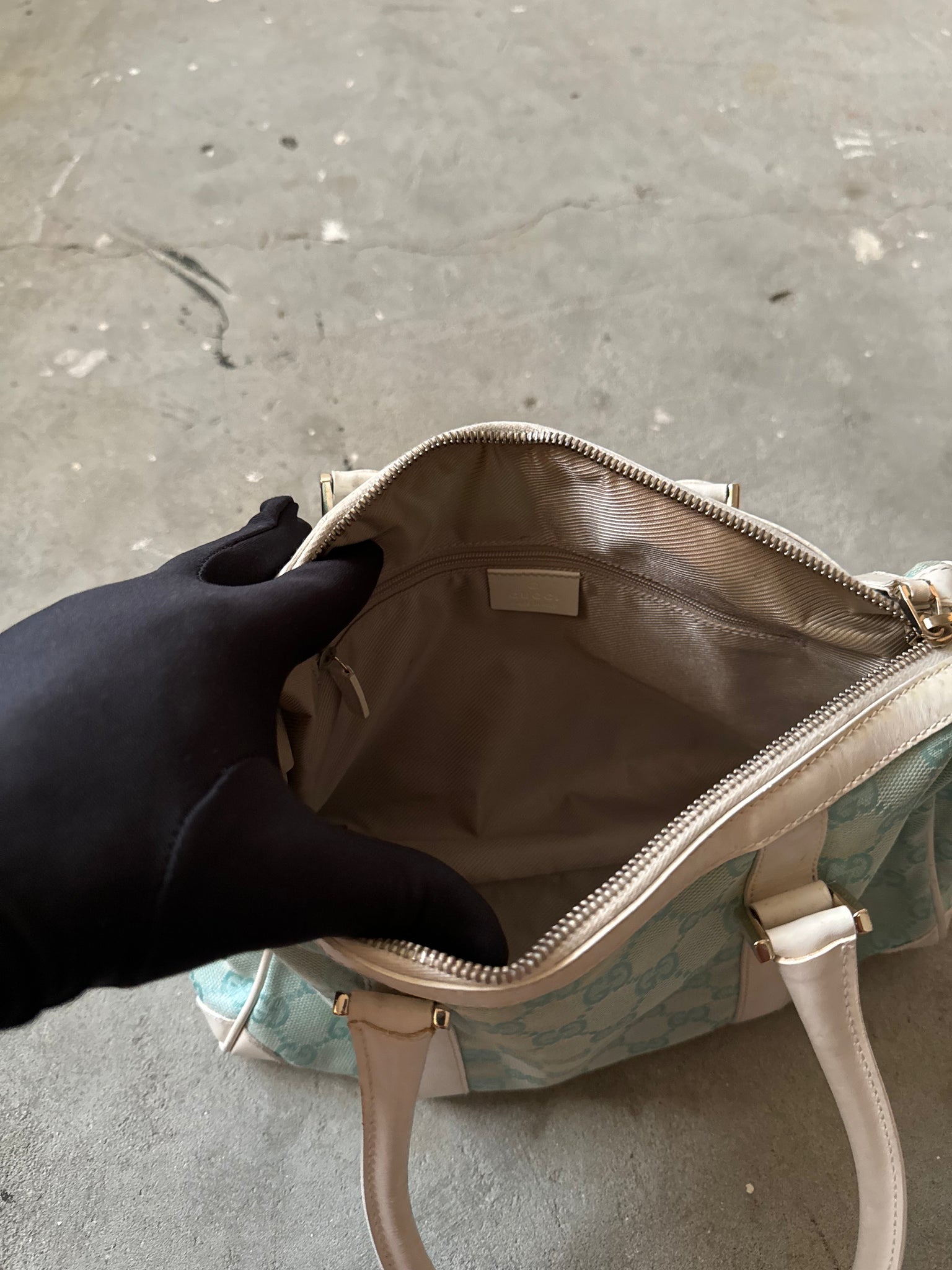 Gucci GG Monogram Canvas Boston ShoulderBag