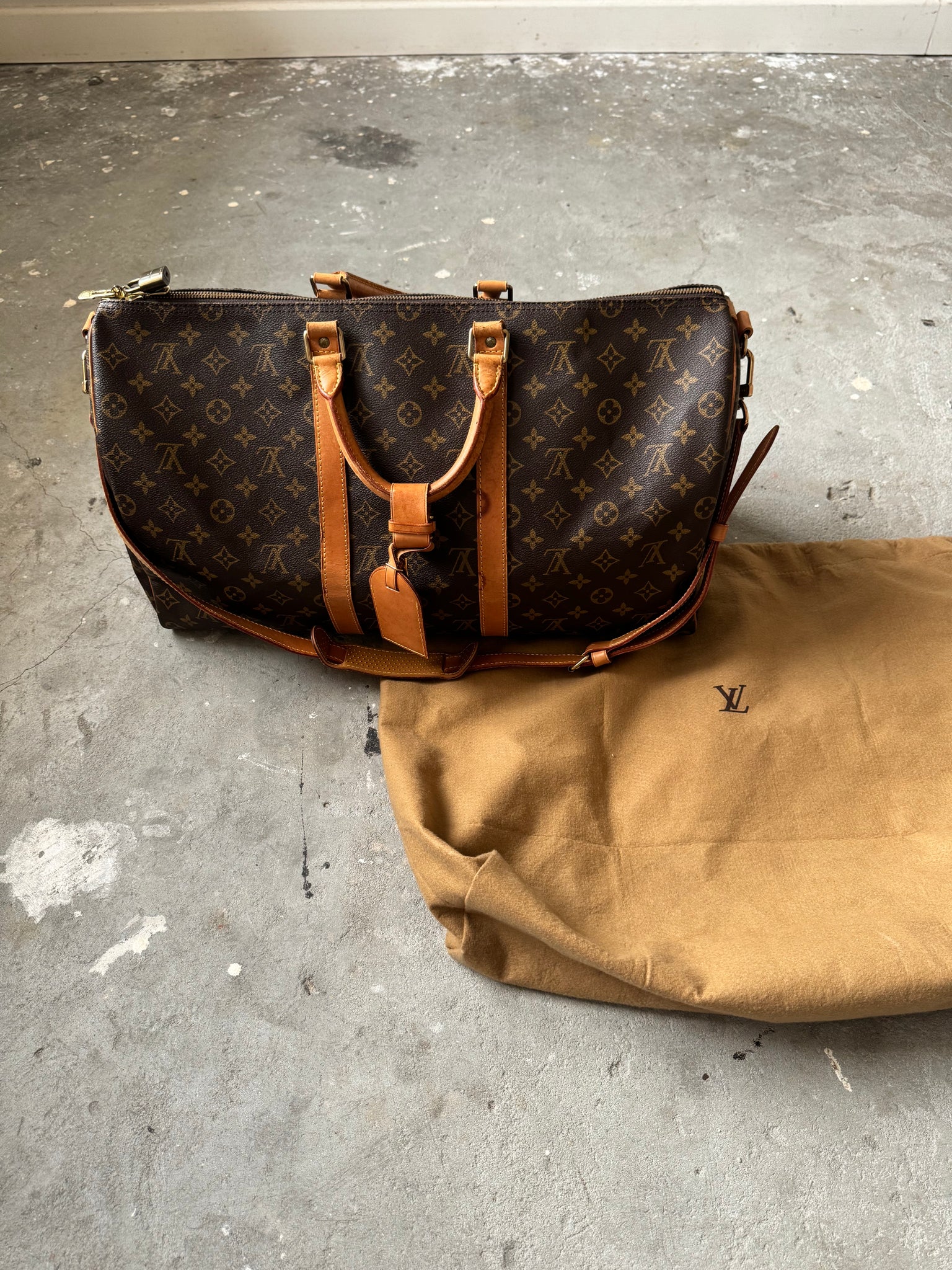 Louis Vuitton Monogram Keepall 50 Duffle Bag