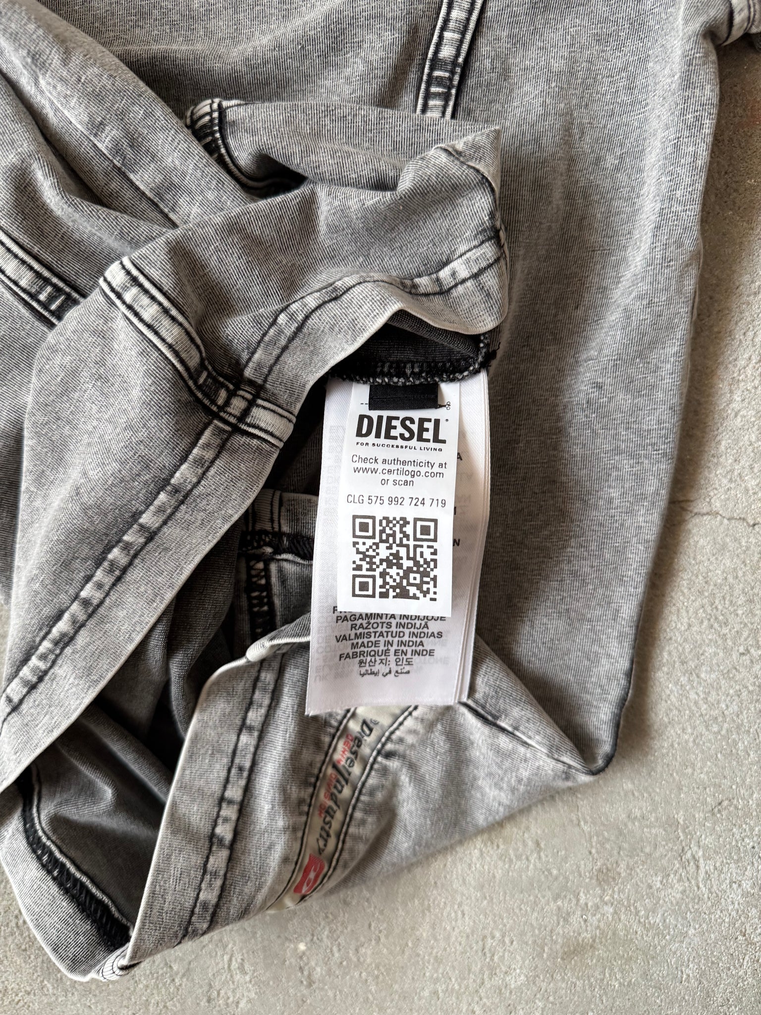Diesel T-Lynne T-Shirt Grey