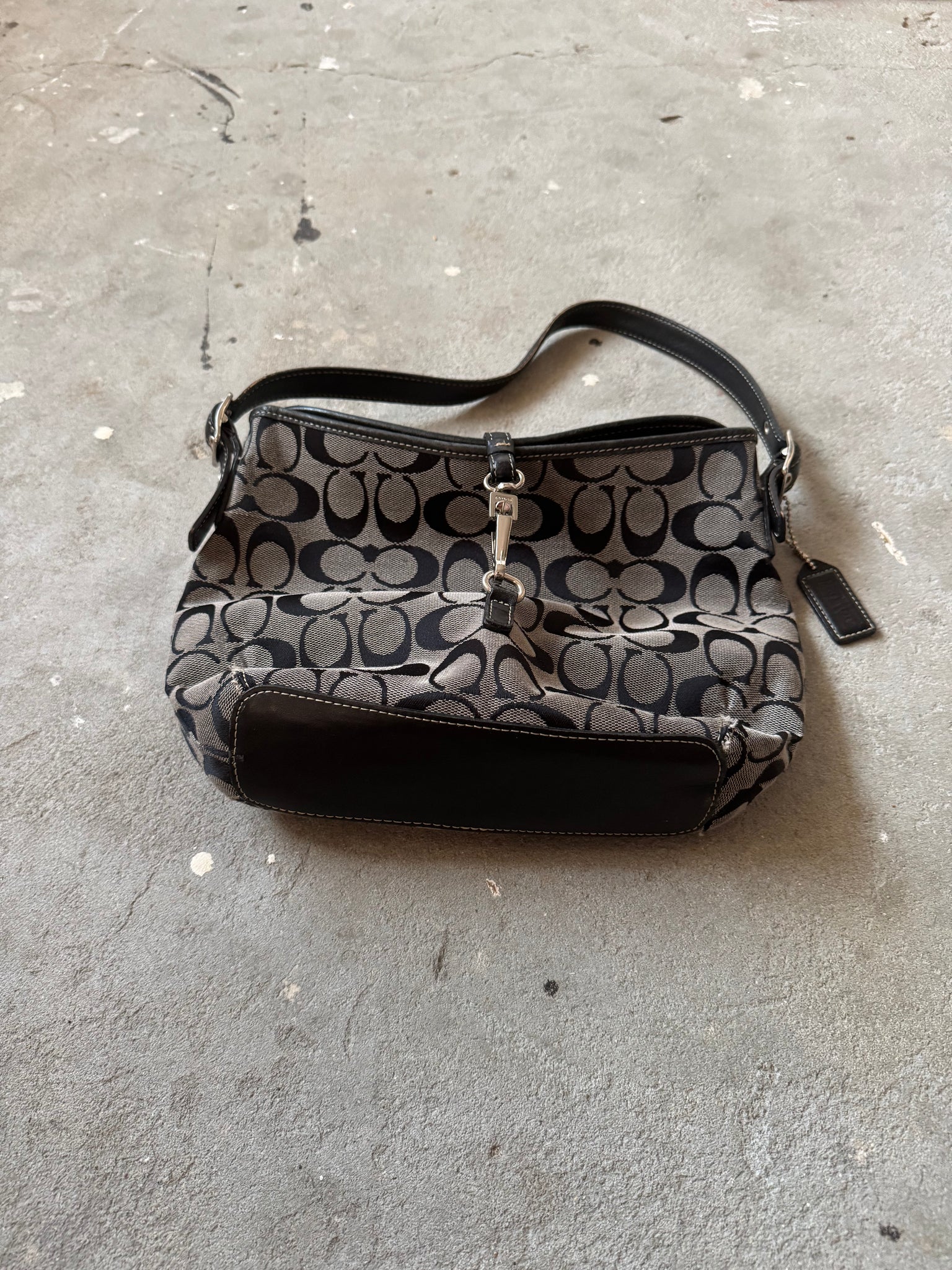 Coach Signature Sufflette ShoulderBag Grey/Black