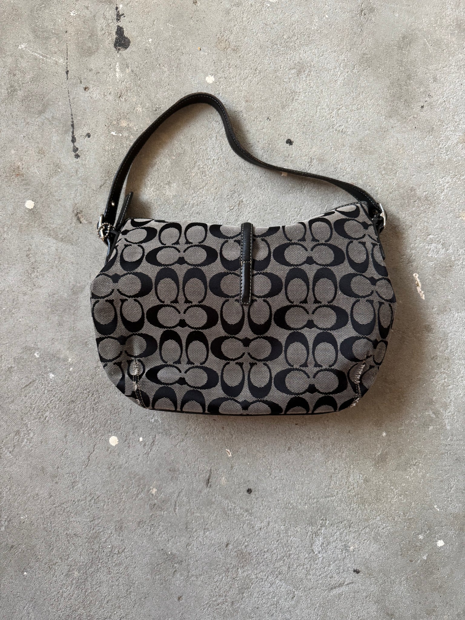 Coach Signature Sufflette ShoulderBag Grey/Black