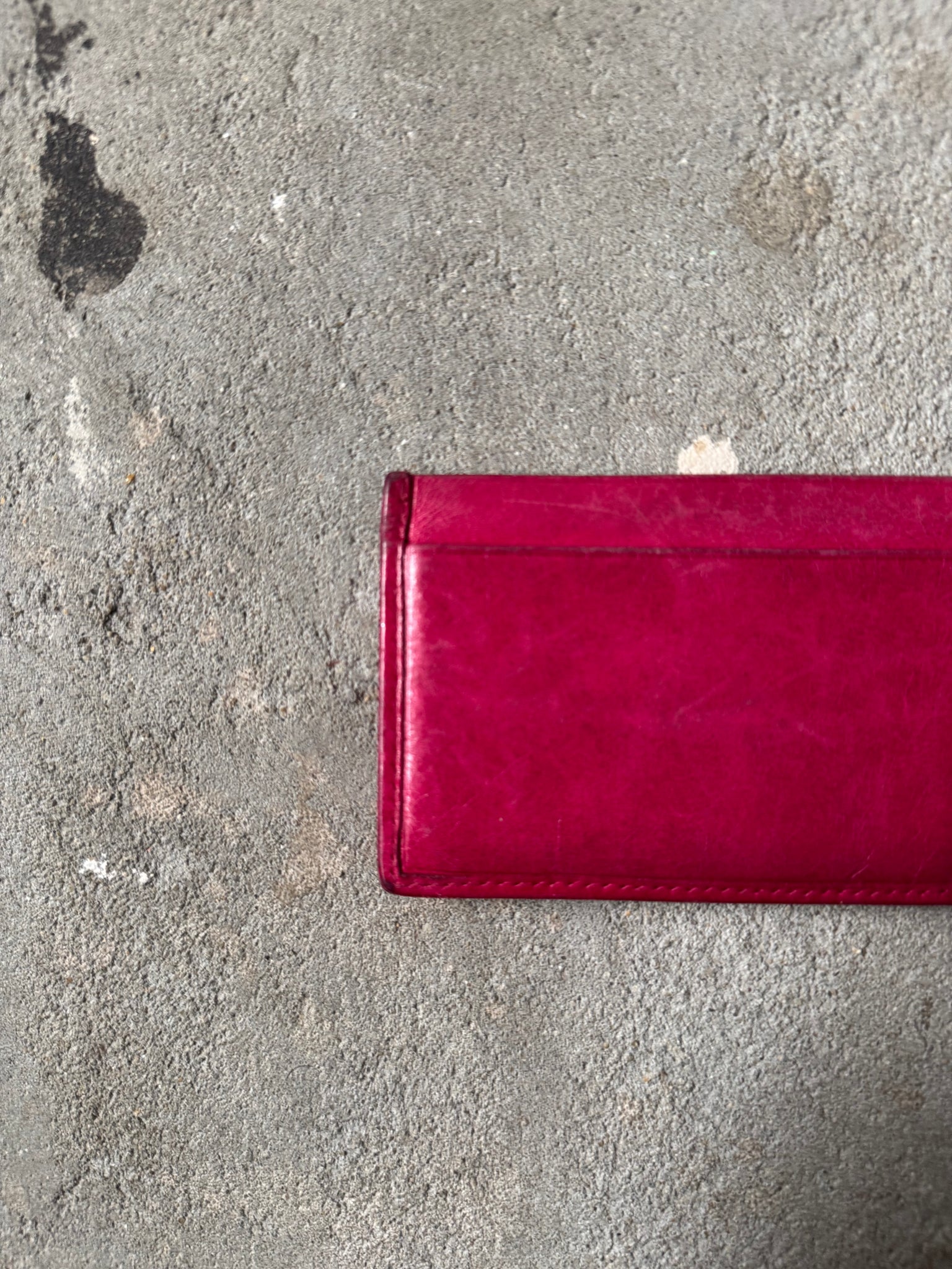 Miu Miu Matelassé Nappa Leather Card Holder Red