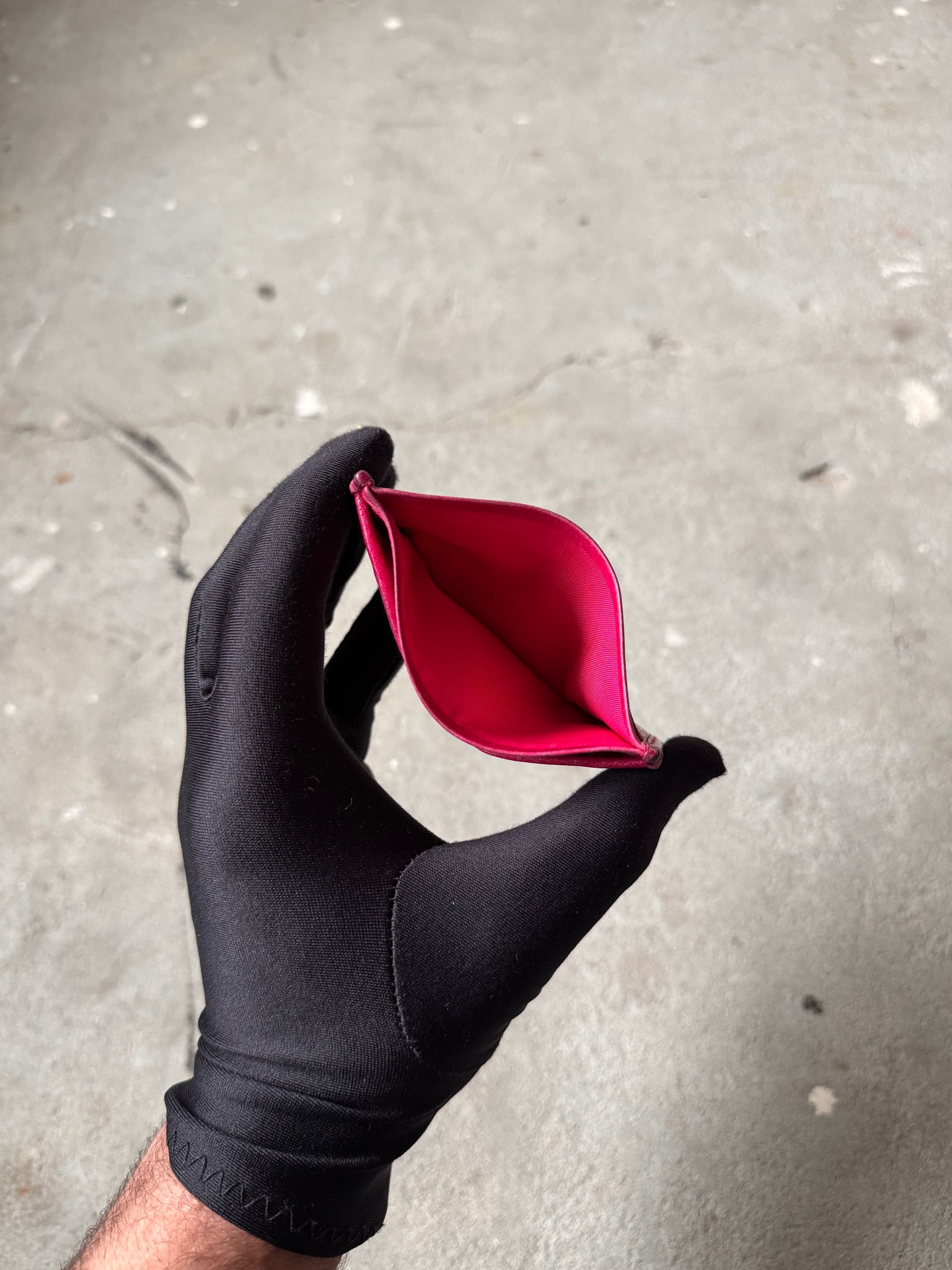Miu Miu Matelassé Nappa Leather Card Holder Red