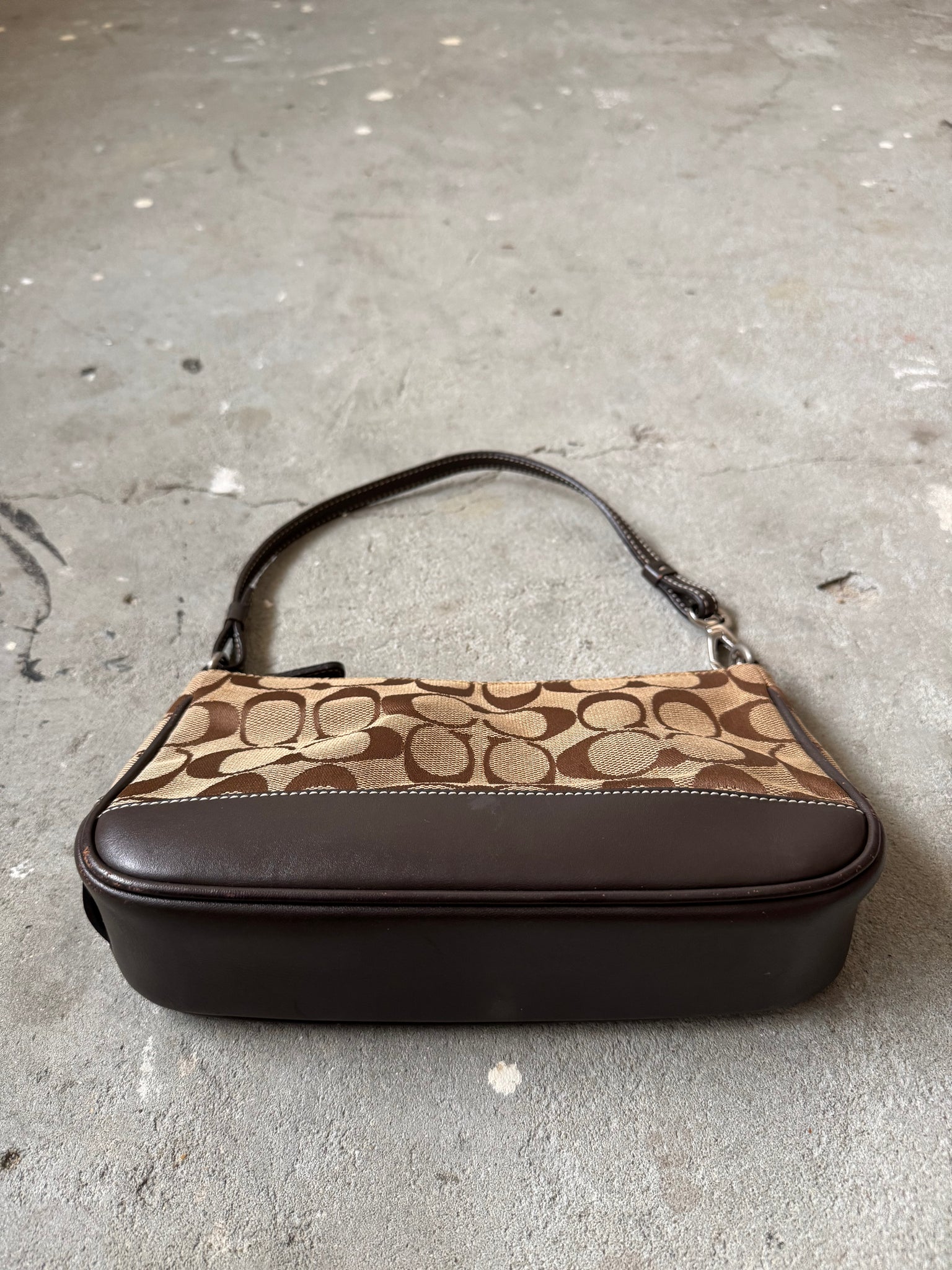 Coach Y2K Demi Shoulder Bag Beige/Brown