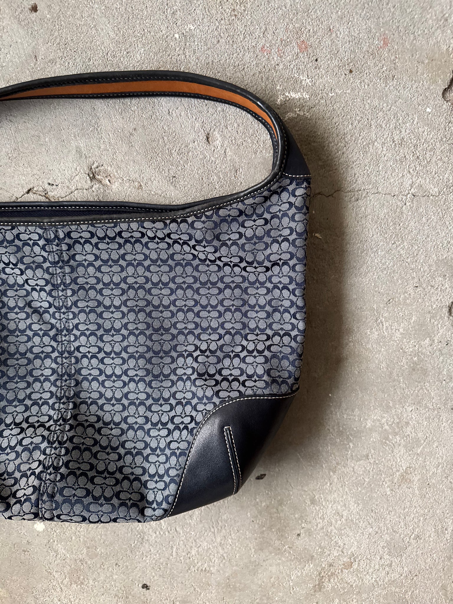 Coach Signature Ergo ShoulderBag Black/Navy
