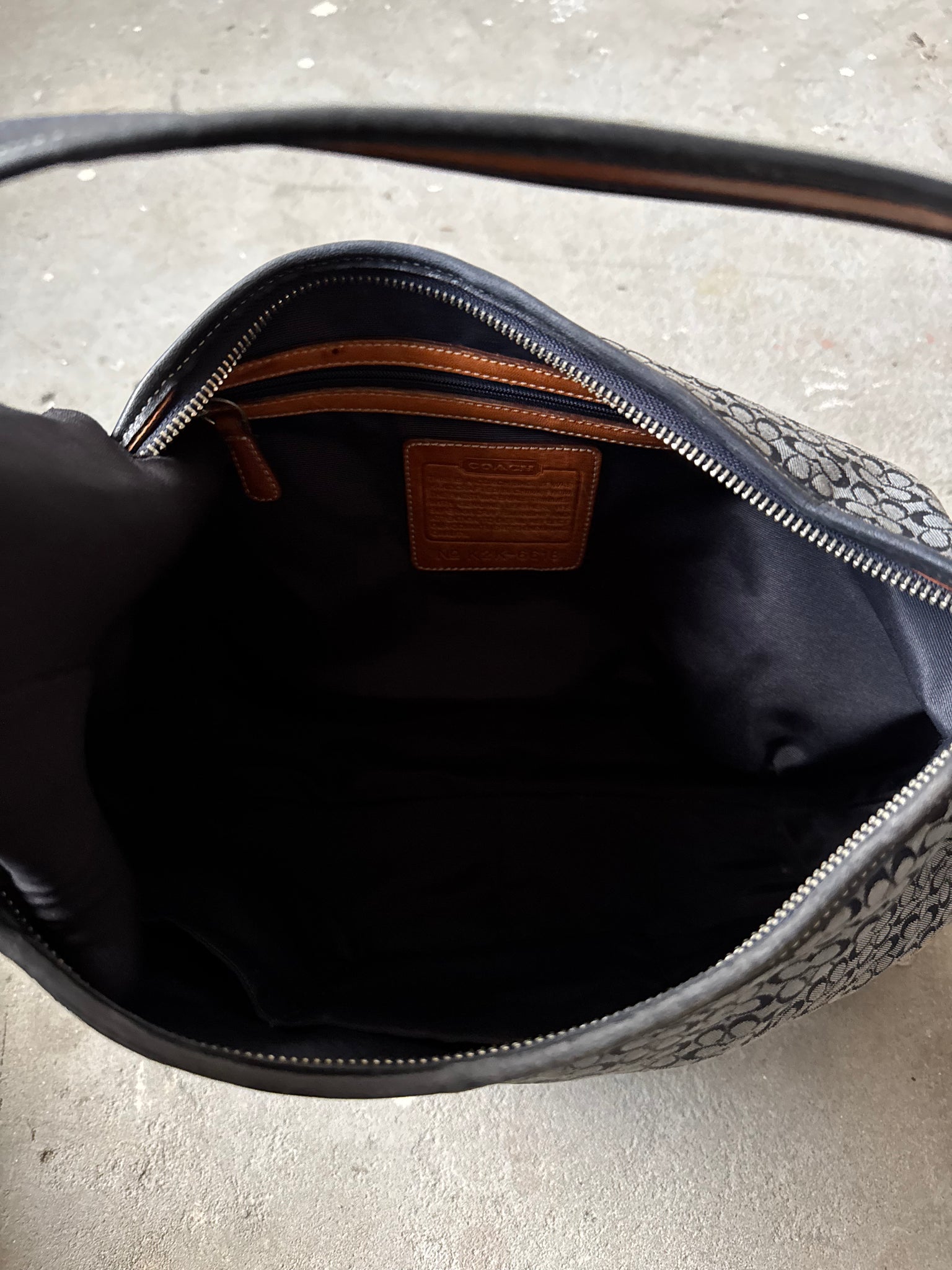 Coach Signature Ergo ShoulderBag Black/Navy