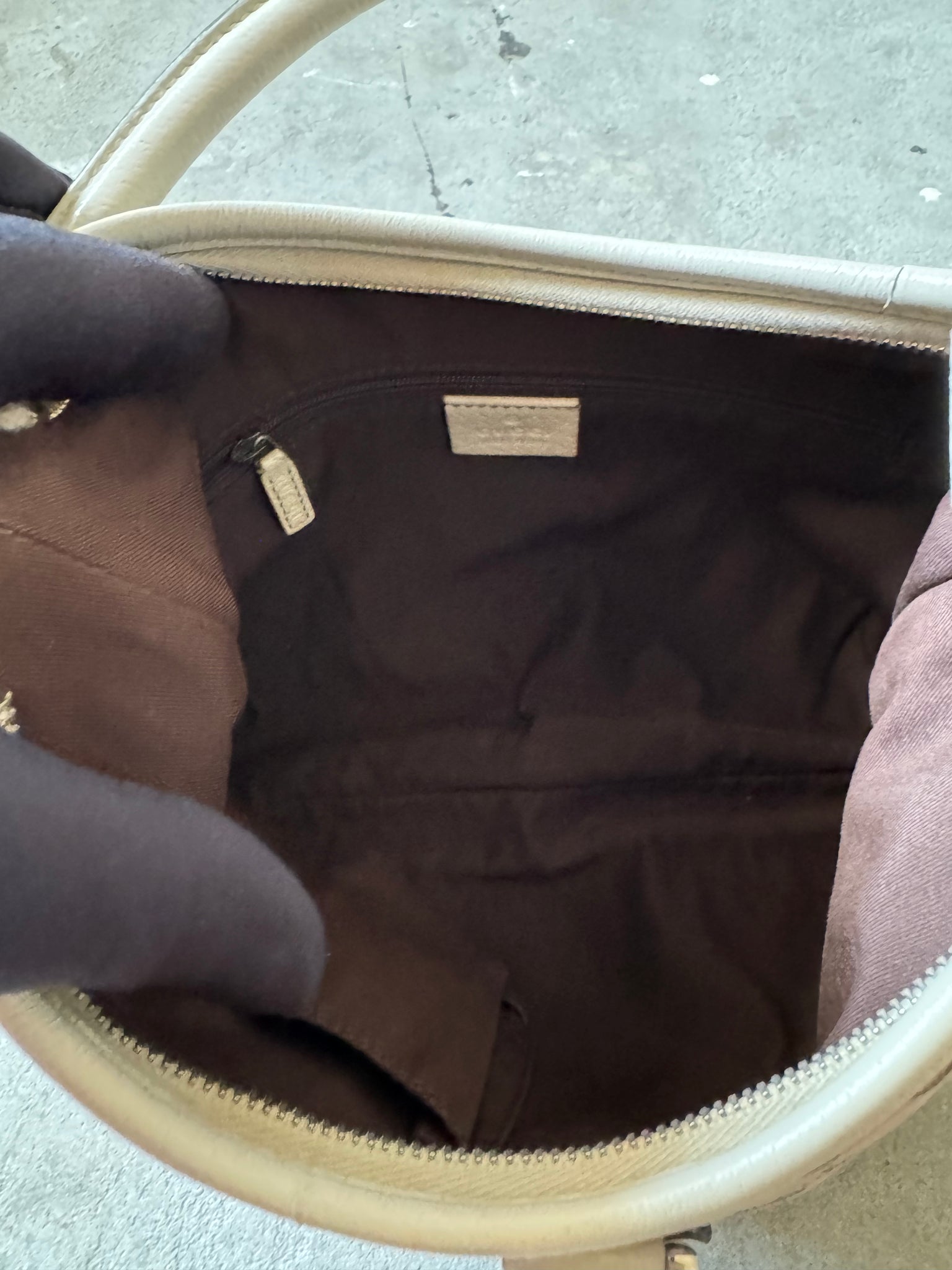 Gucci GG Monogram Jacquard Abbey Hobo Bag