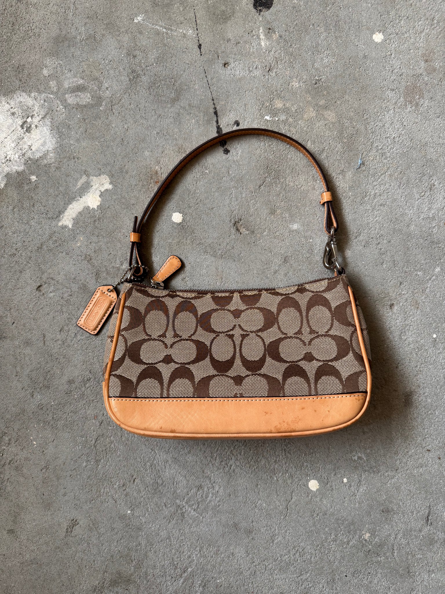 Coach Demi Pochette Shoulder Bag Tan