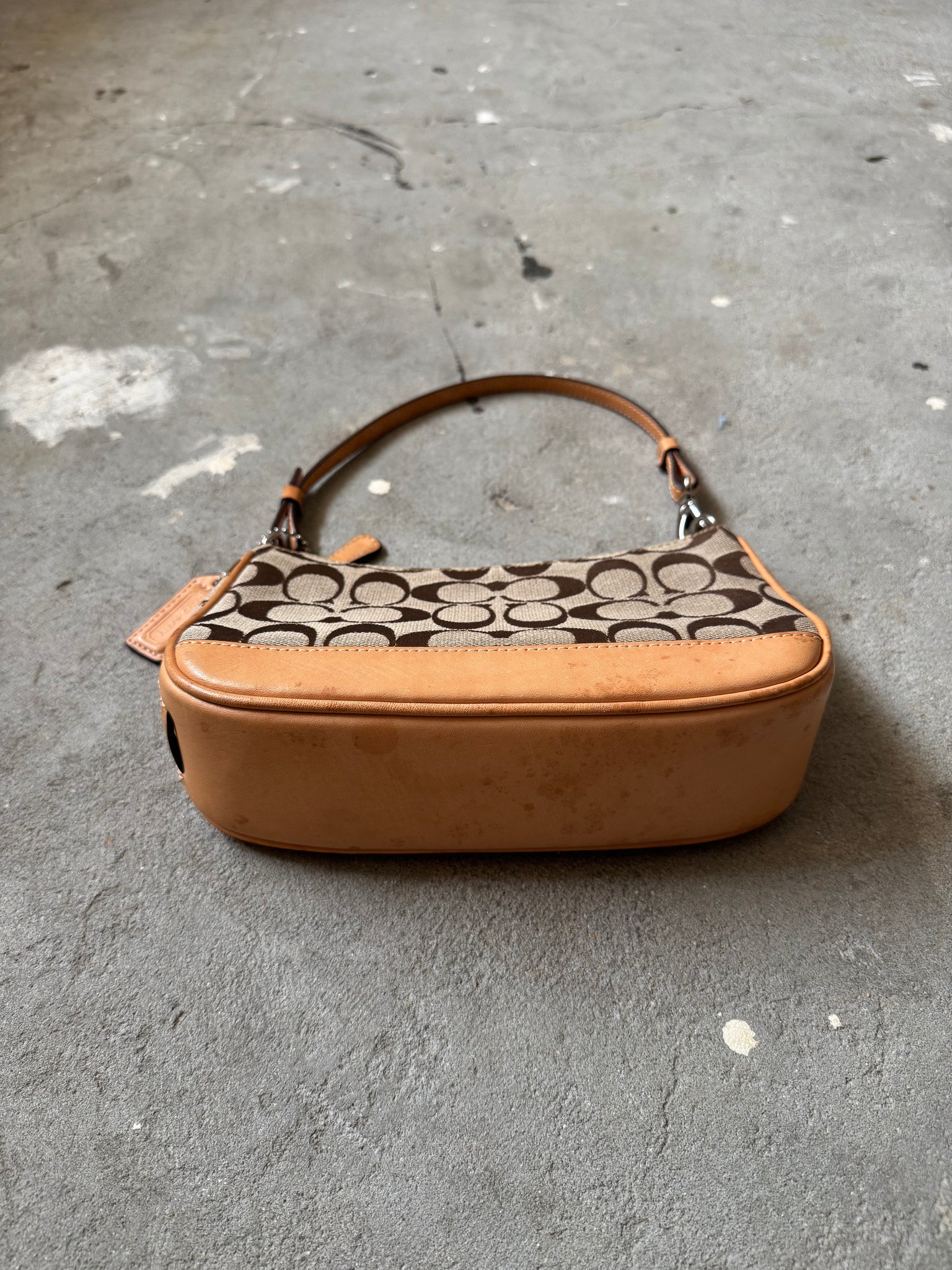 Coach Demi Pochette Shoulder Bag Tan
