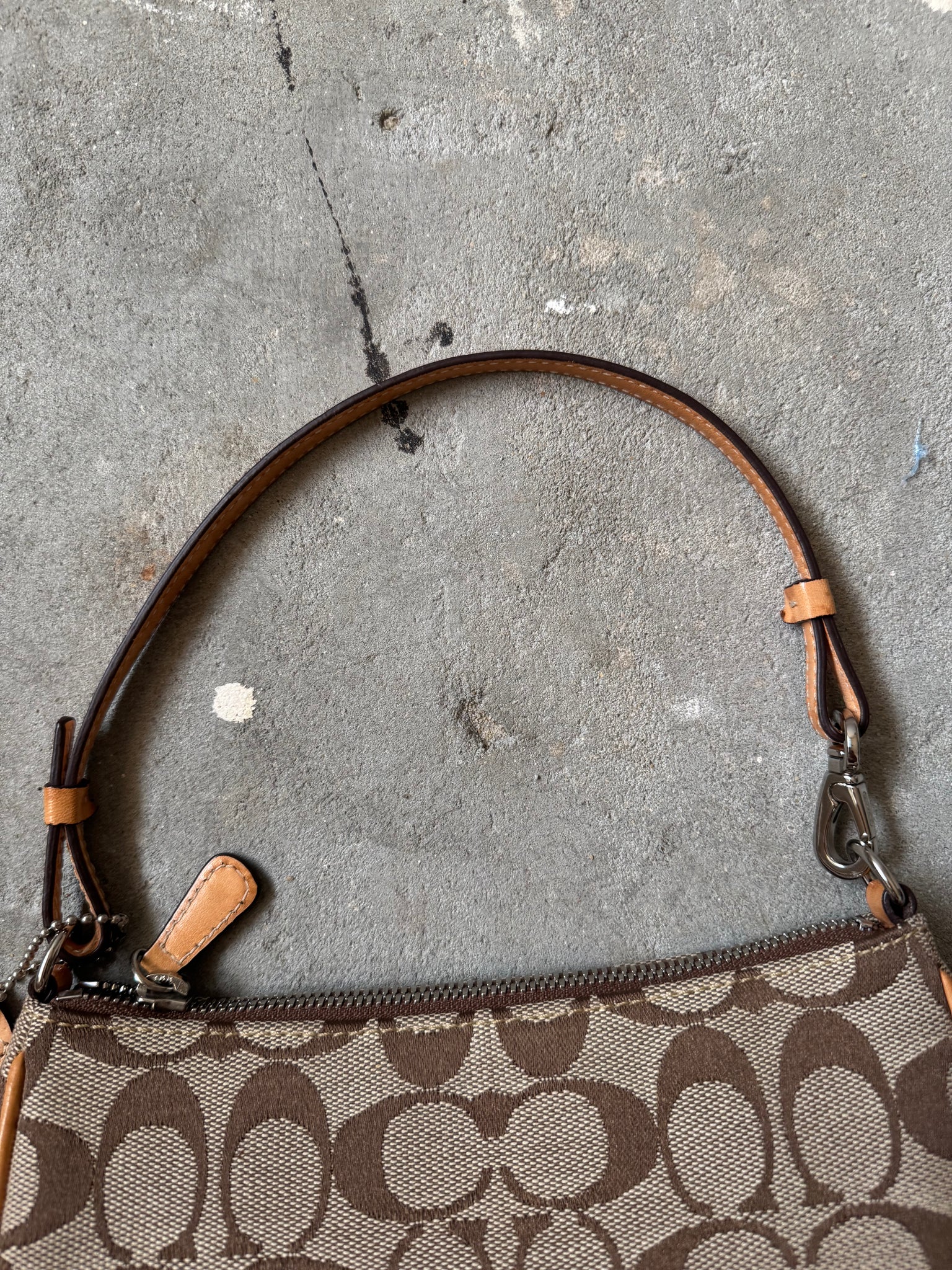 Coach Demi Pochette Shoulder Bag Tan