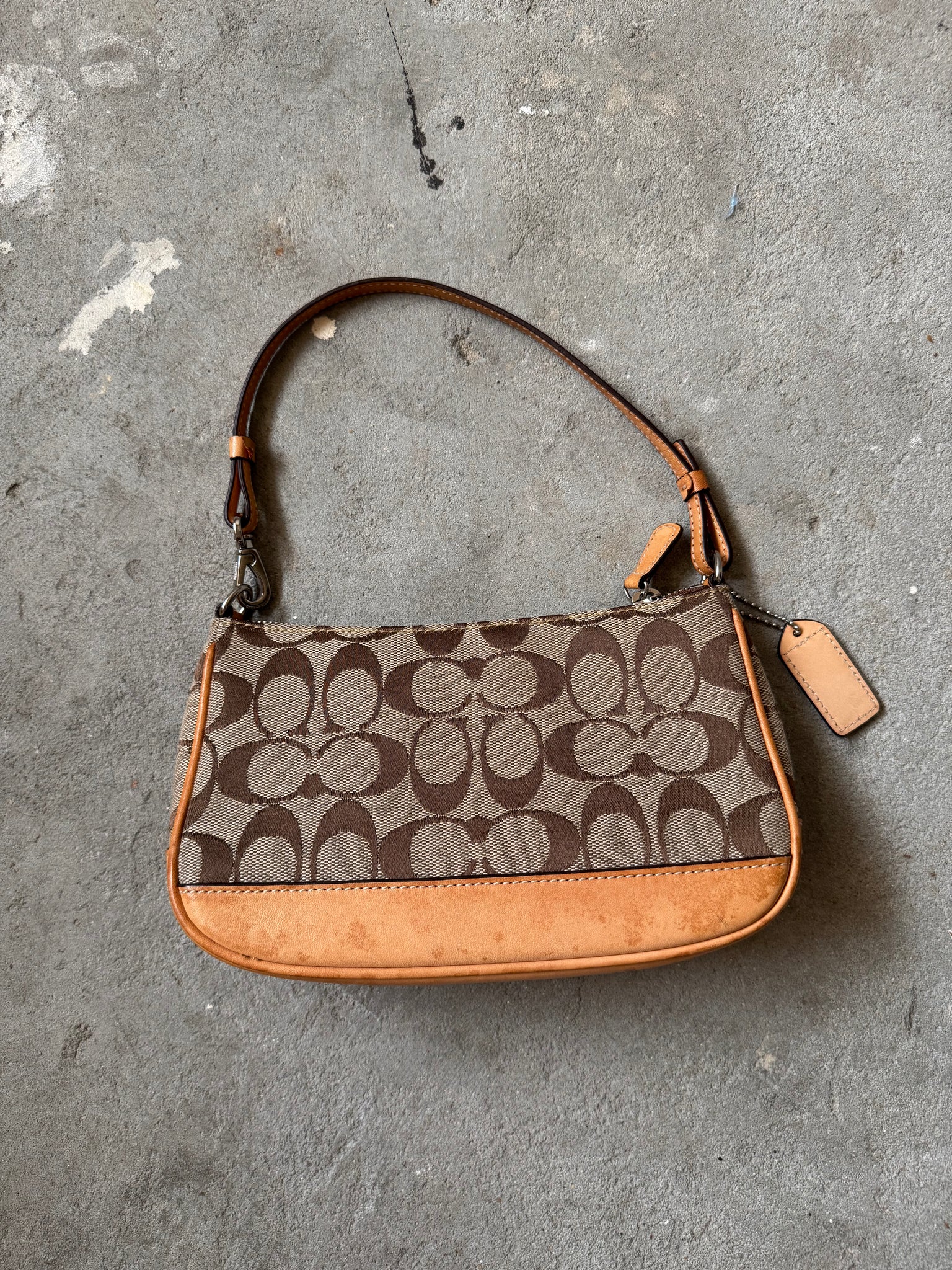 Coach Demi Pochette Shoulder Bag Tan