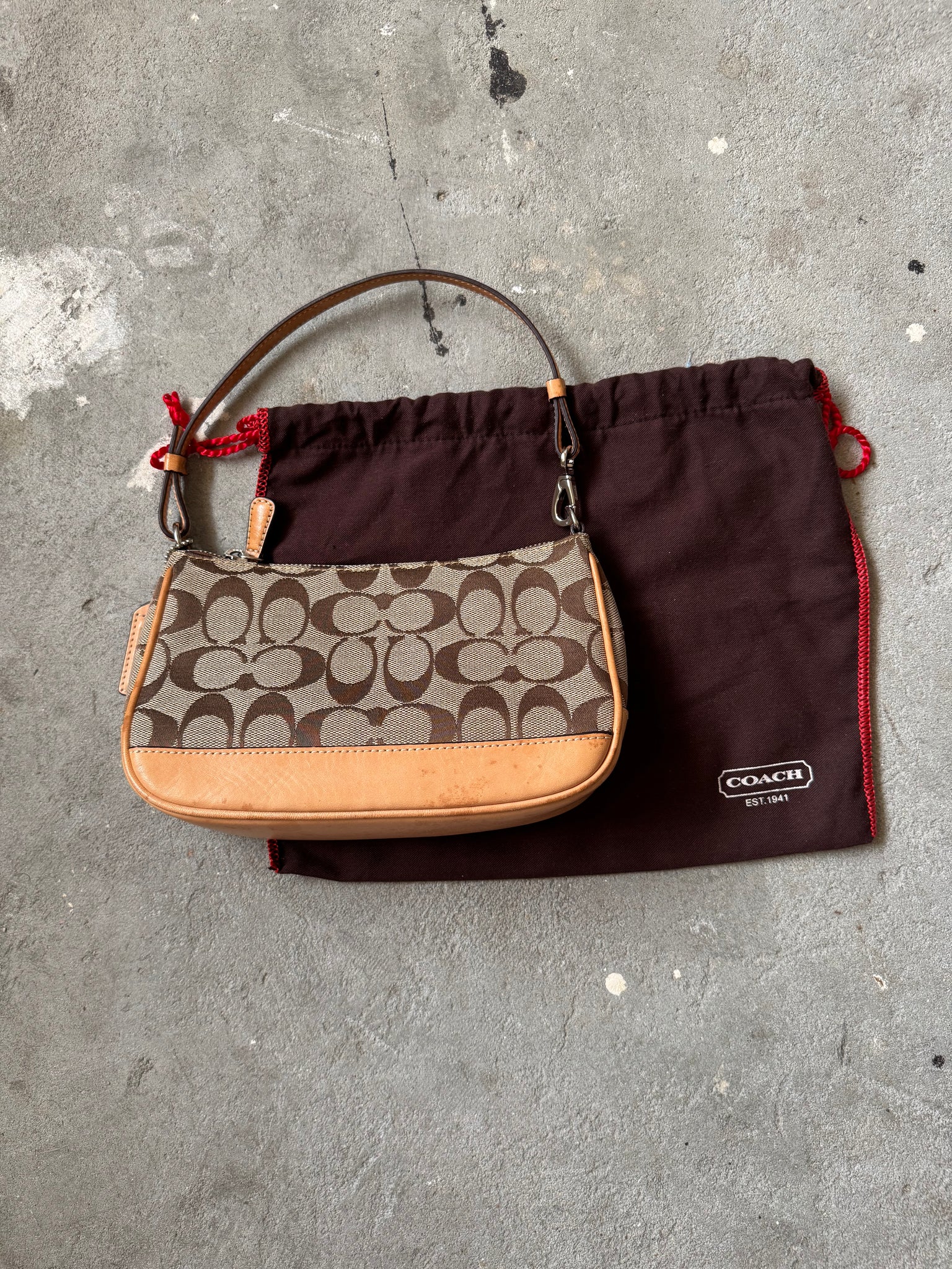 Coach Demi Pochette Shoulder Bag Tan