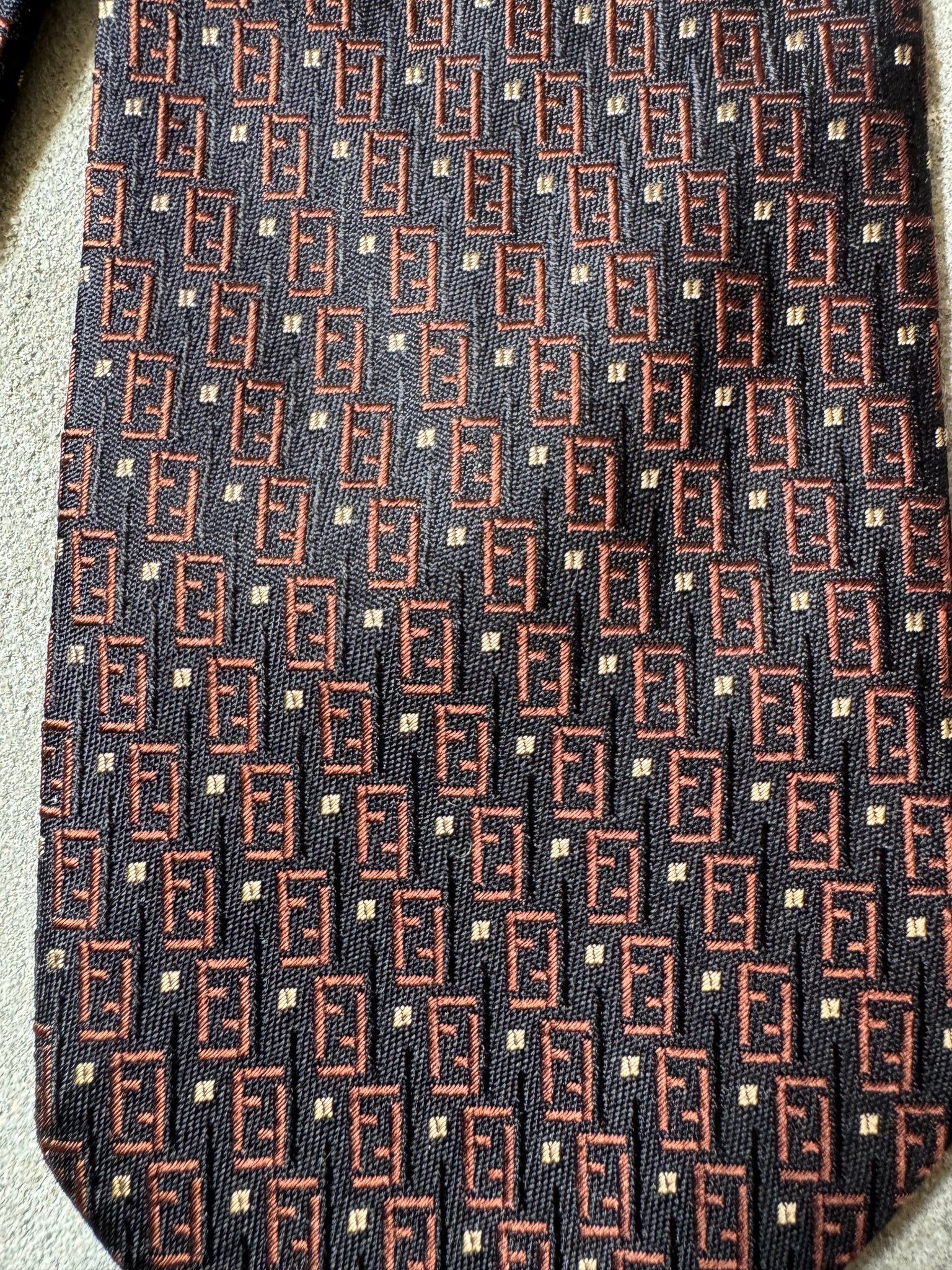 Fendi FF Zucca Tie
