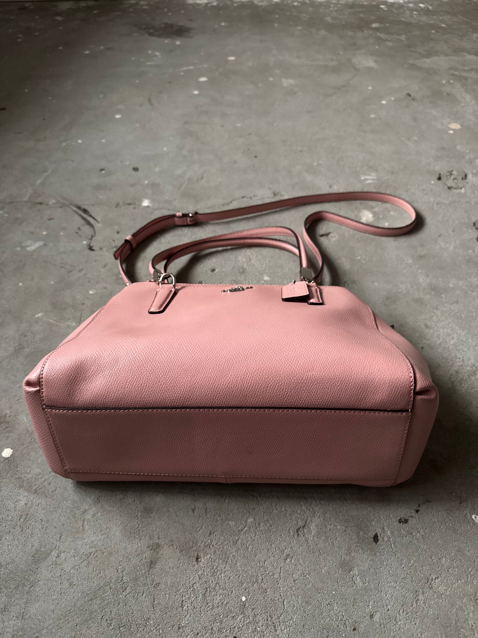 Coach 2Way Leather Christie Shoulder Bag Pink