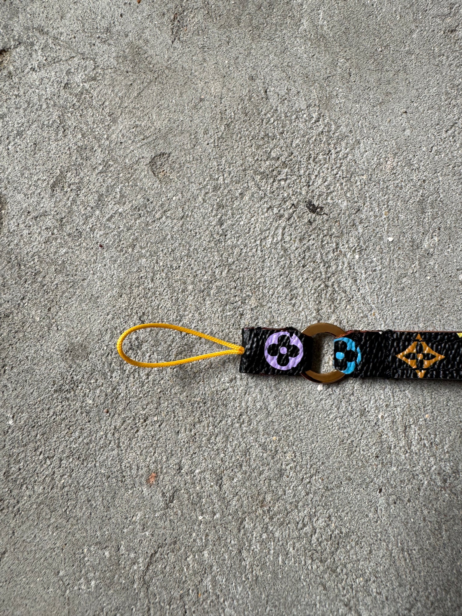 Louis Vuitton Murakami Monogram Multicolor Keychain Black