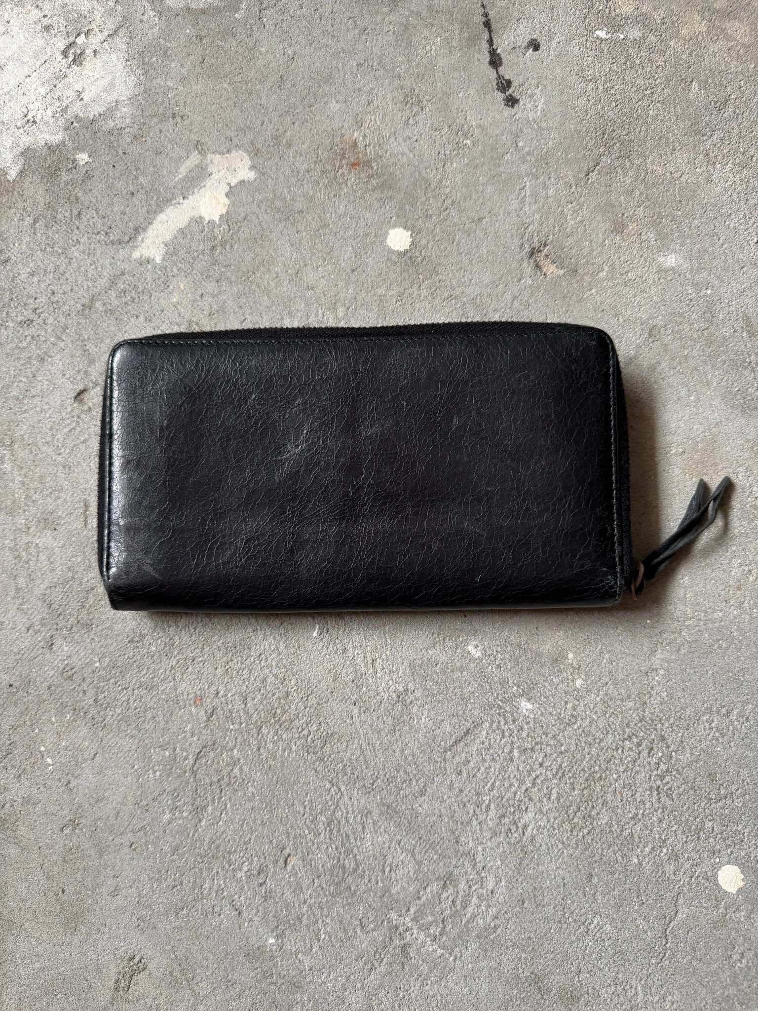 Balenciaga Agneau Leather Black Wallet