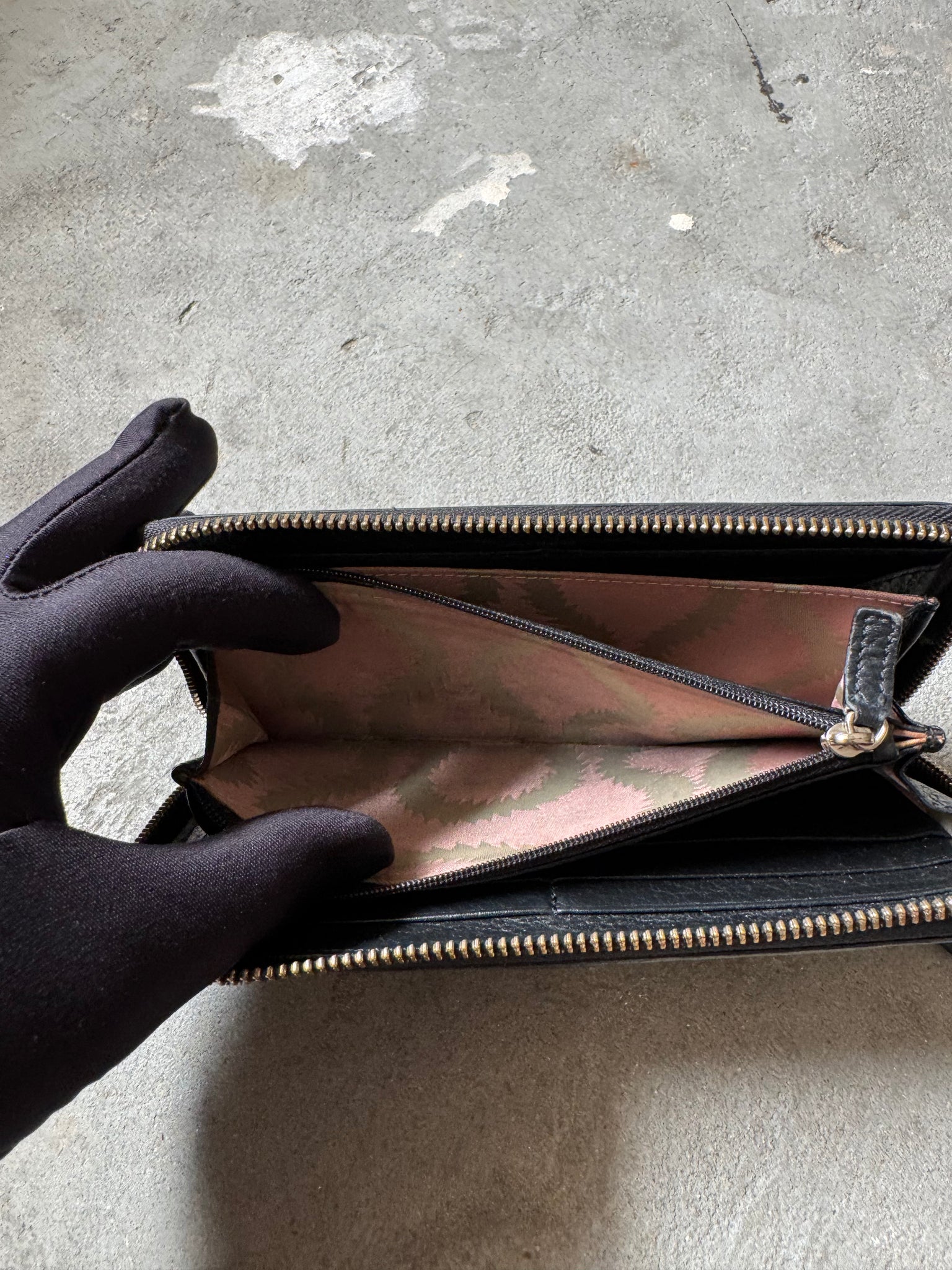 Vivienne Westwood Logo Long Wallet Black