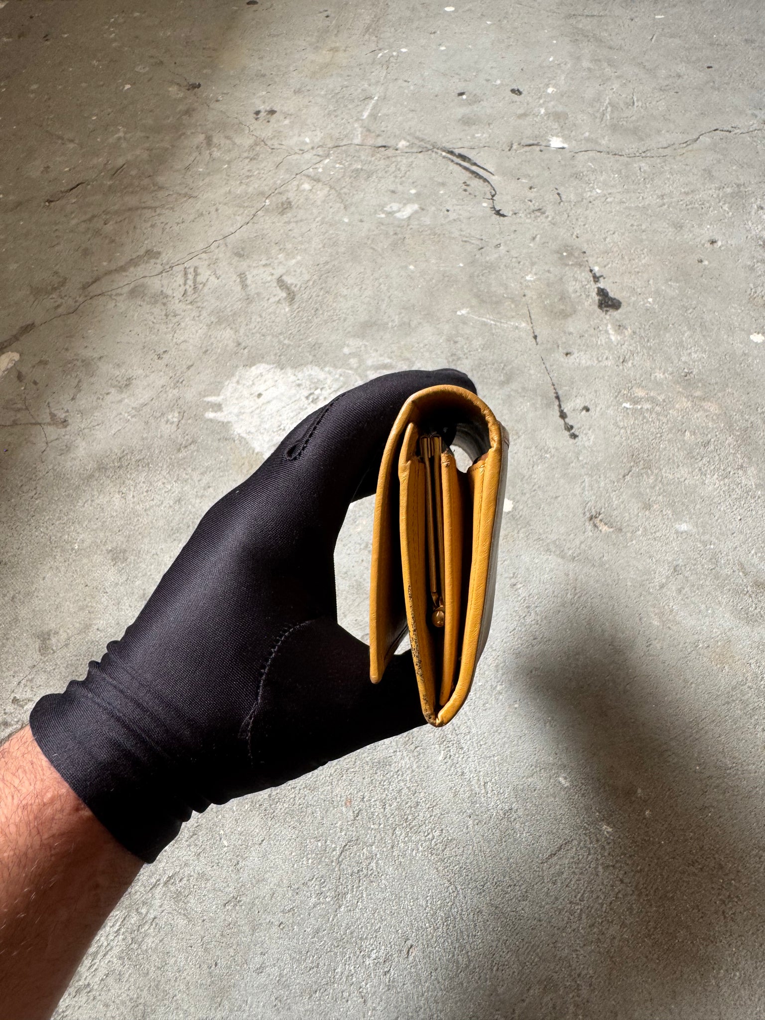 Celine Triomphe Leather Long Wallet