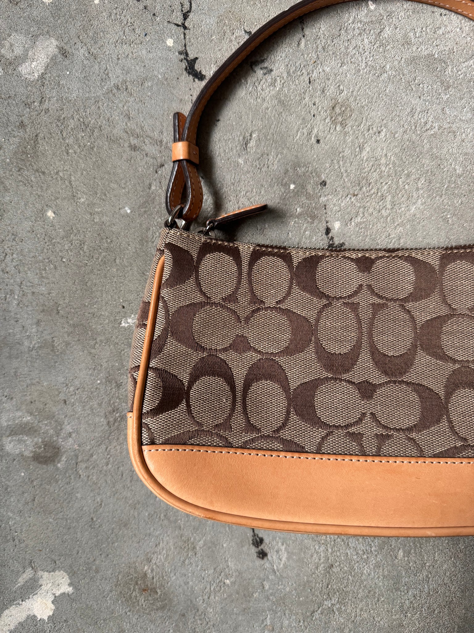 Coach Y2K Demi Shoulder Bag Tan