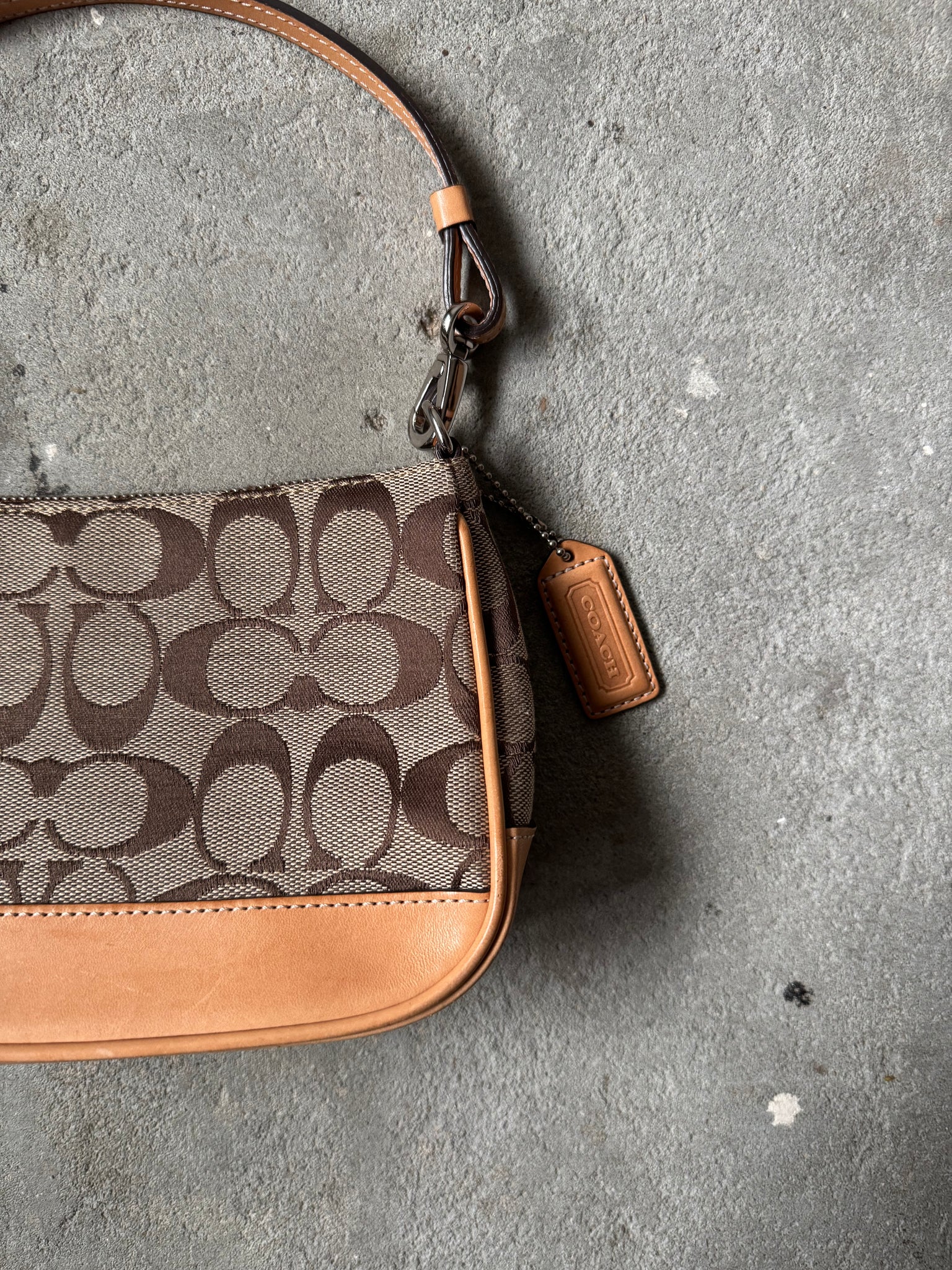 Coach Y2K Demi Shoulder Bag Tan