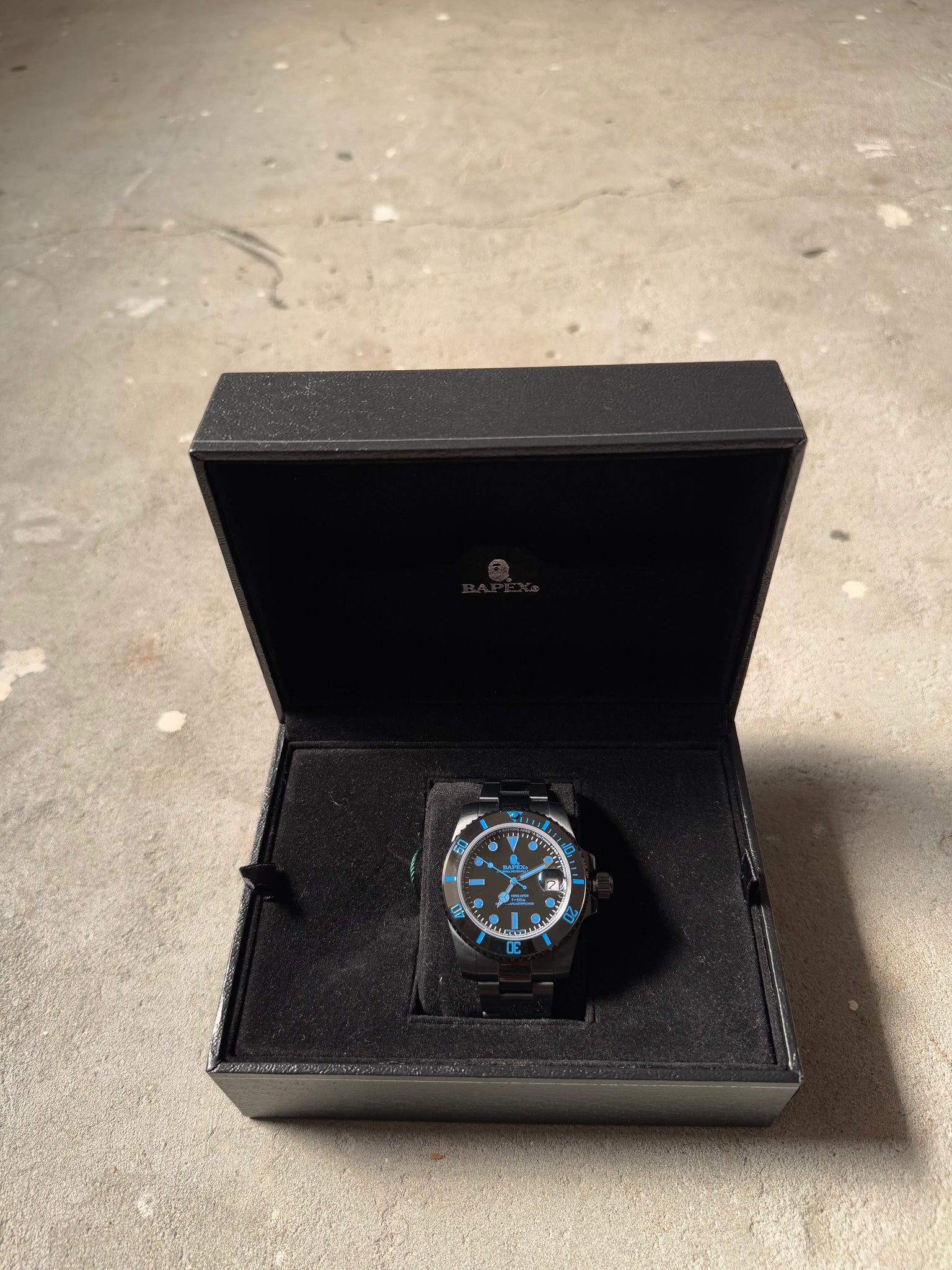 BapeX Classic Type 1 Watch Black/Blue